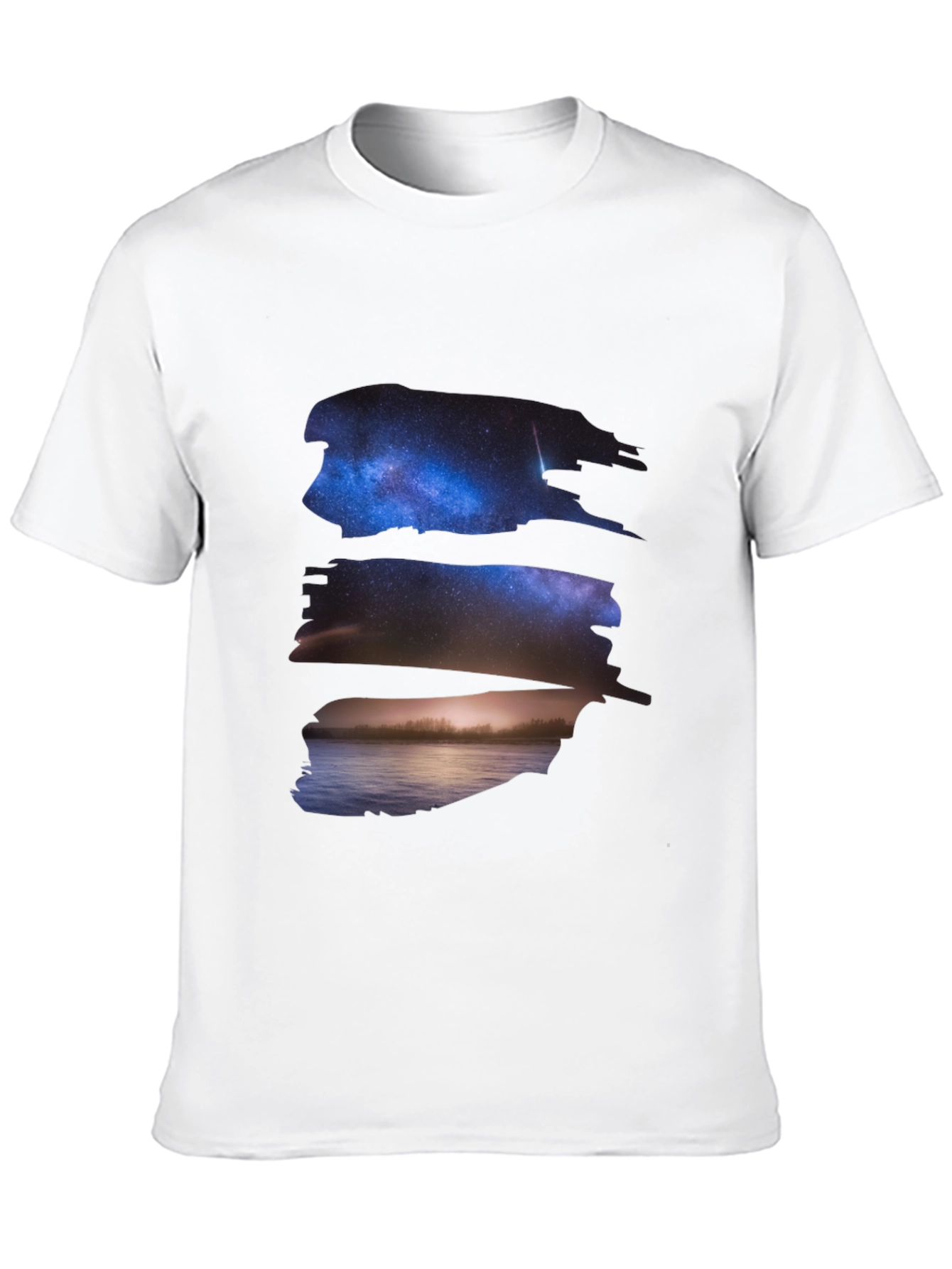 Galaxy View Black Graphic Tee