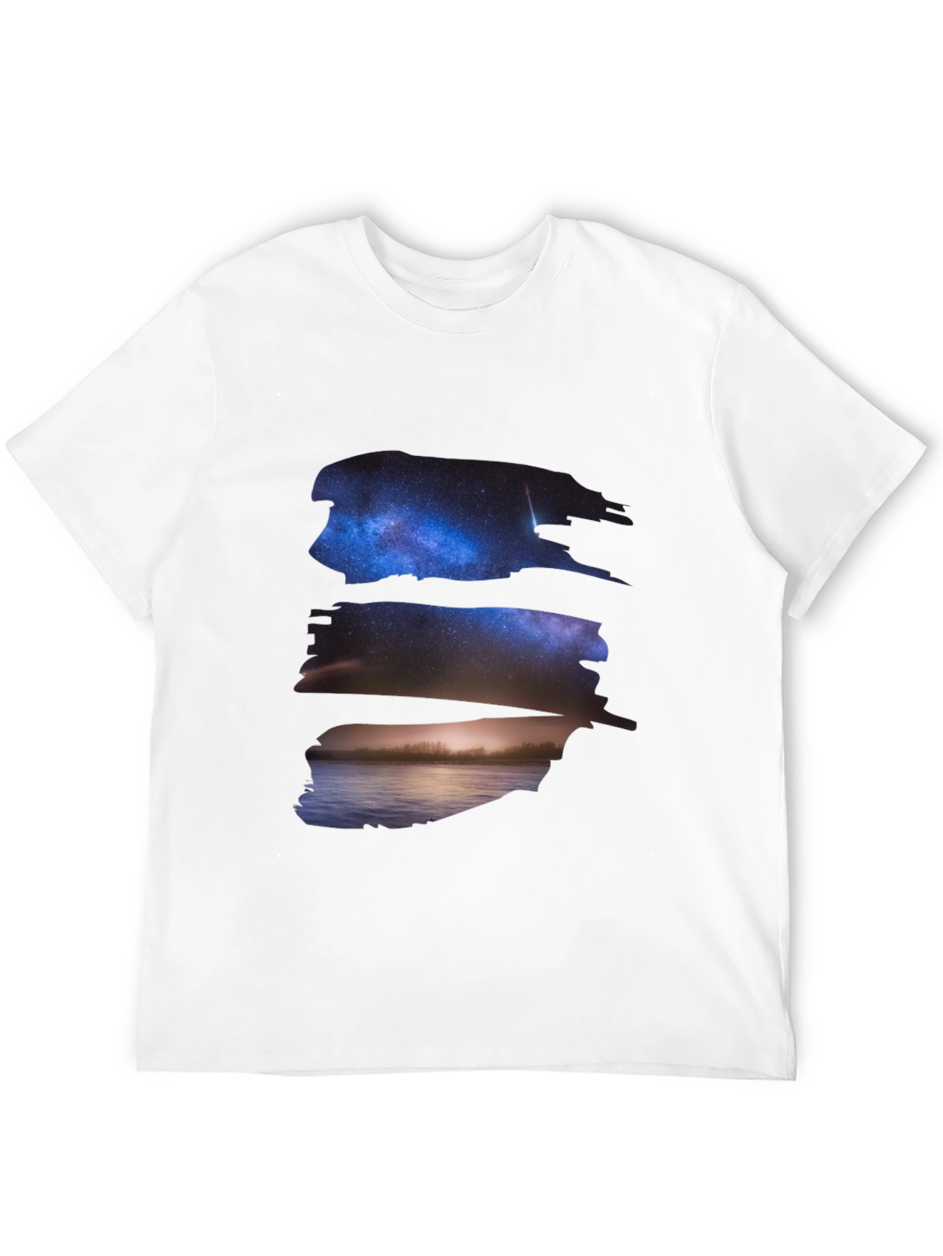 Galaxy View Black Graphic Tee