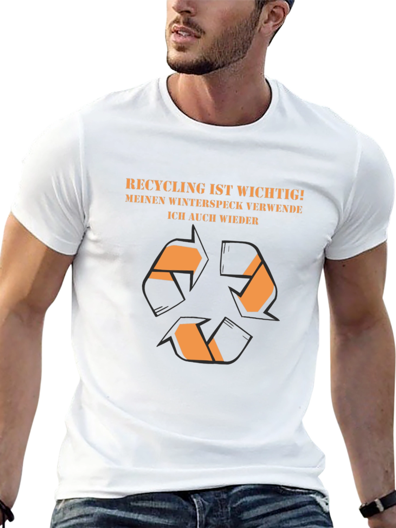 Recycling Winter Speck T-Shirt