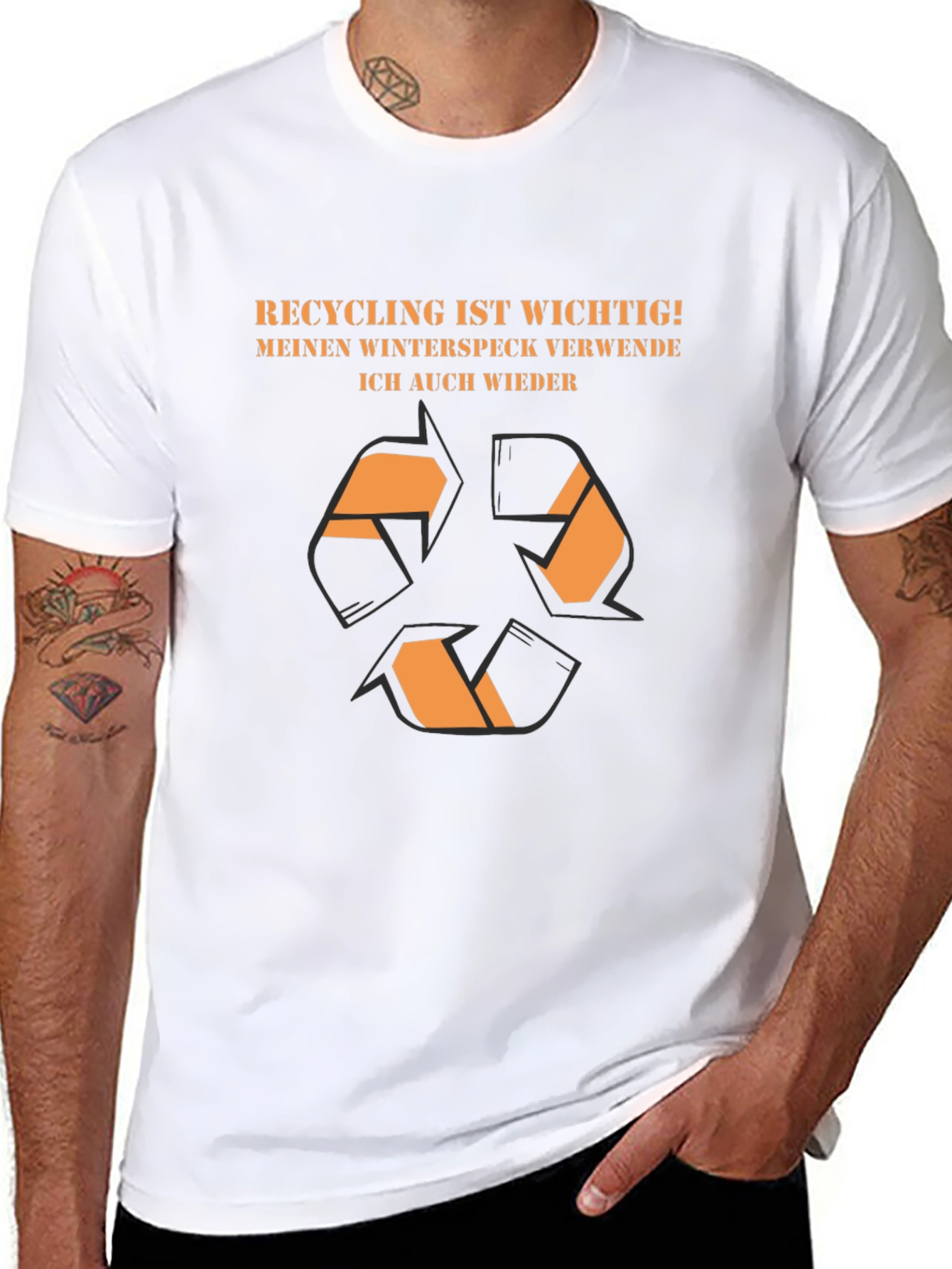 Recycling Winter Speck T-Shirt