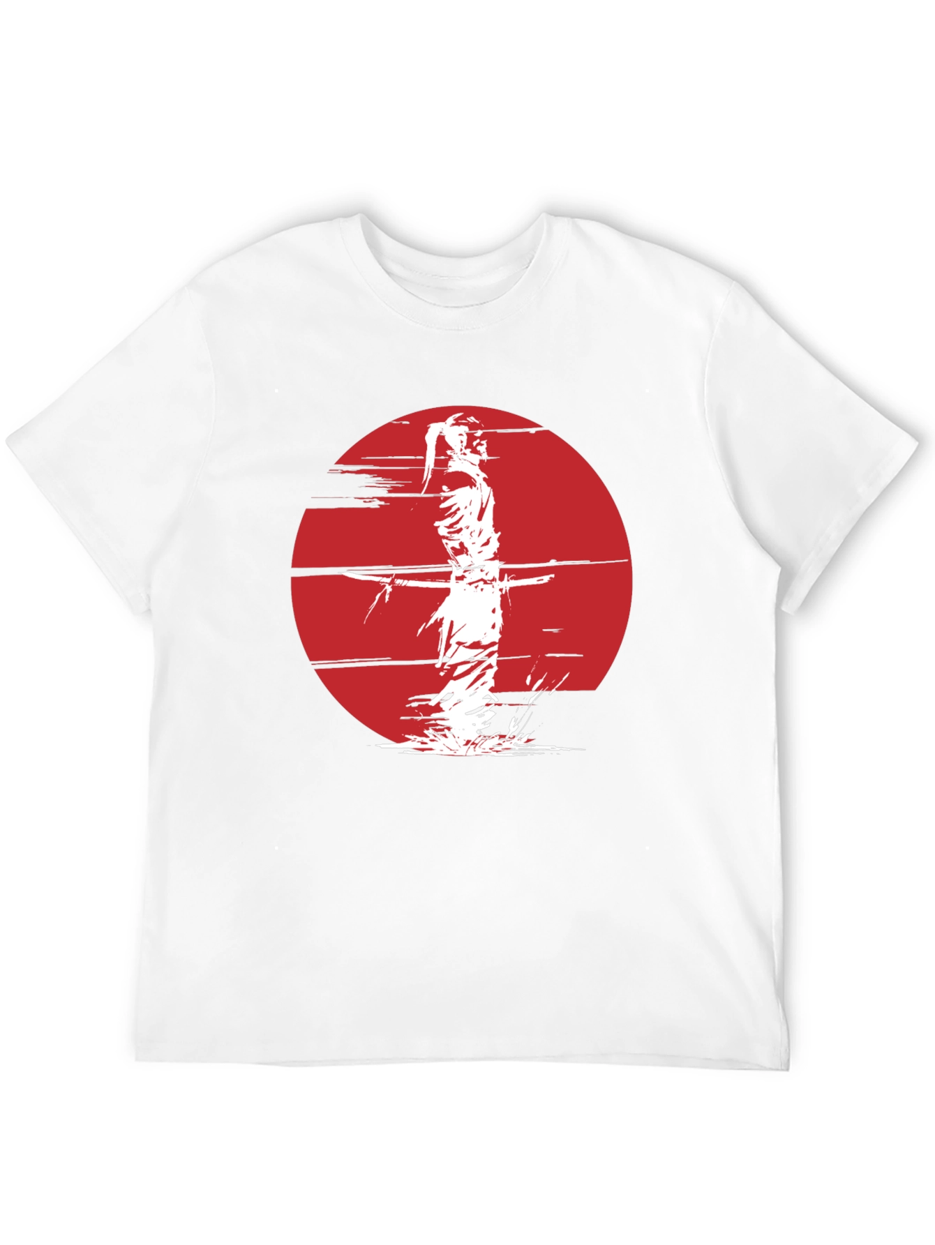 Samurai Warrior T-Shirt - Rising Sun Design