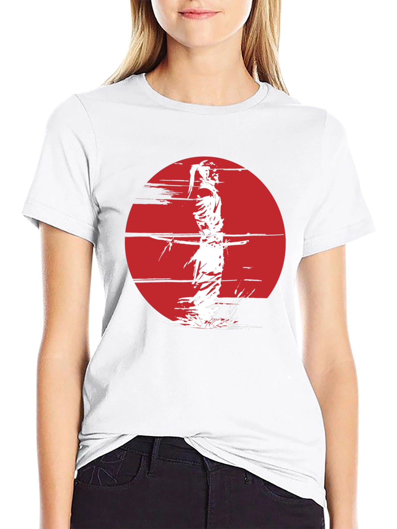 Samurai Warrior T-Shirt - Rising Sun Design