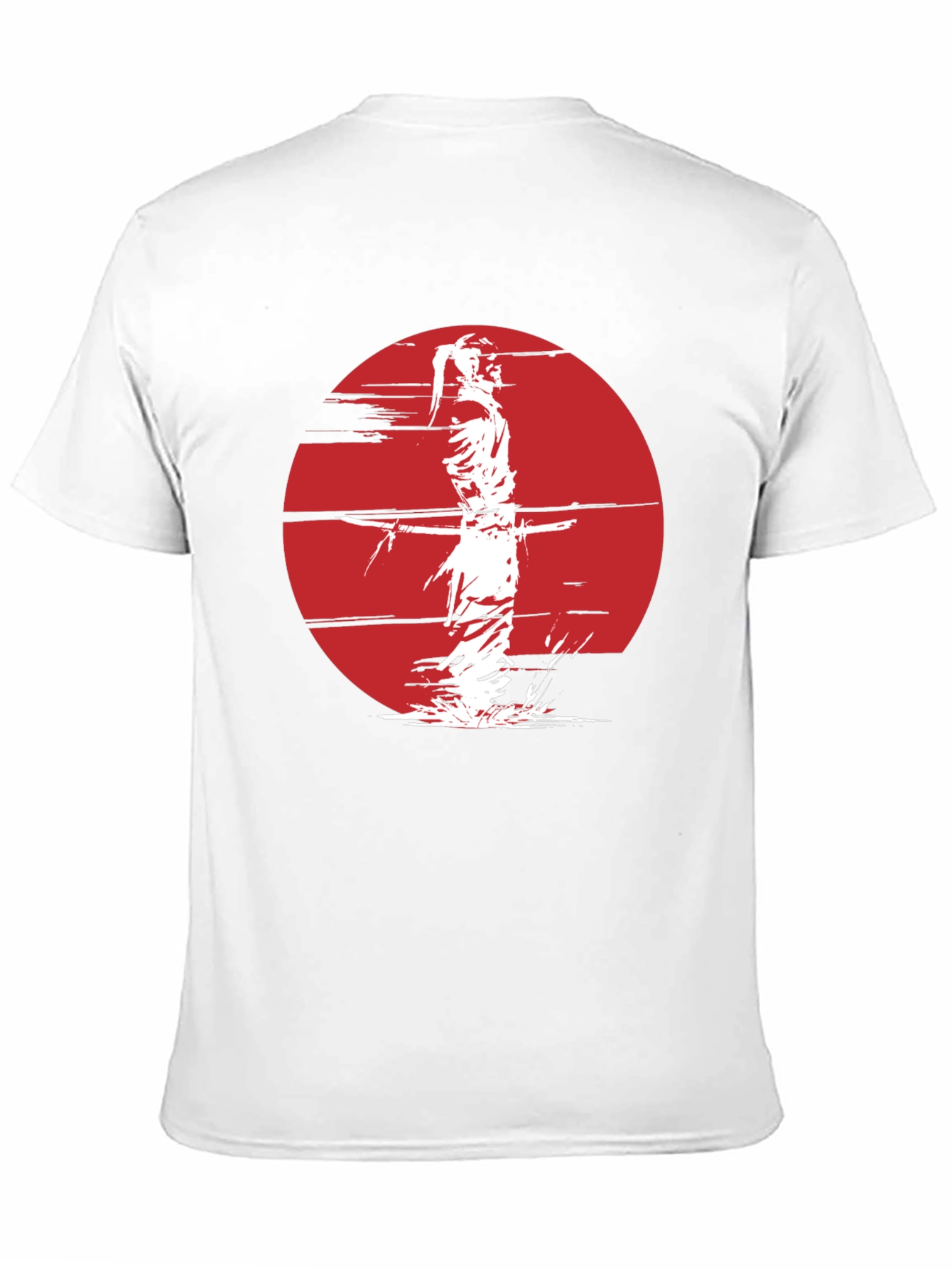 Samurai Warrior T-Shirt - Rising Sun Design