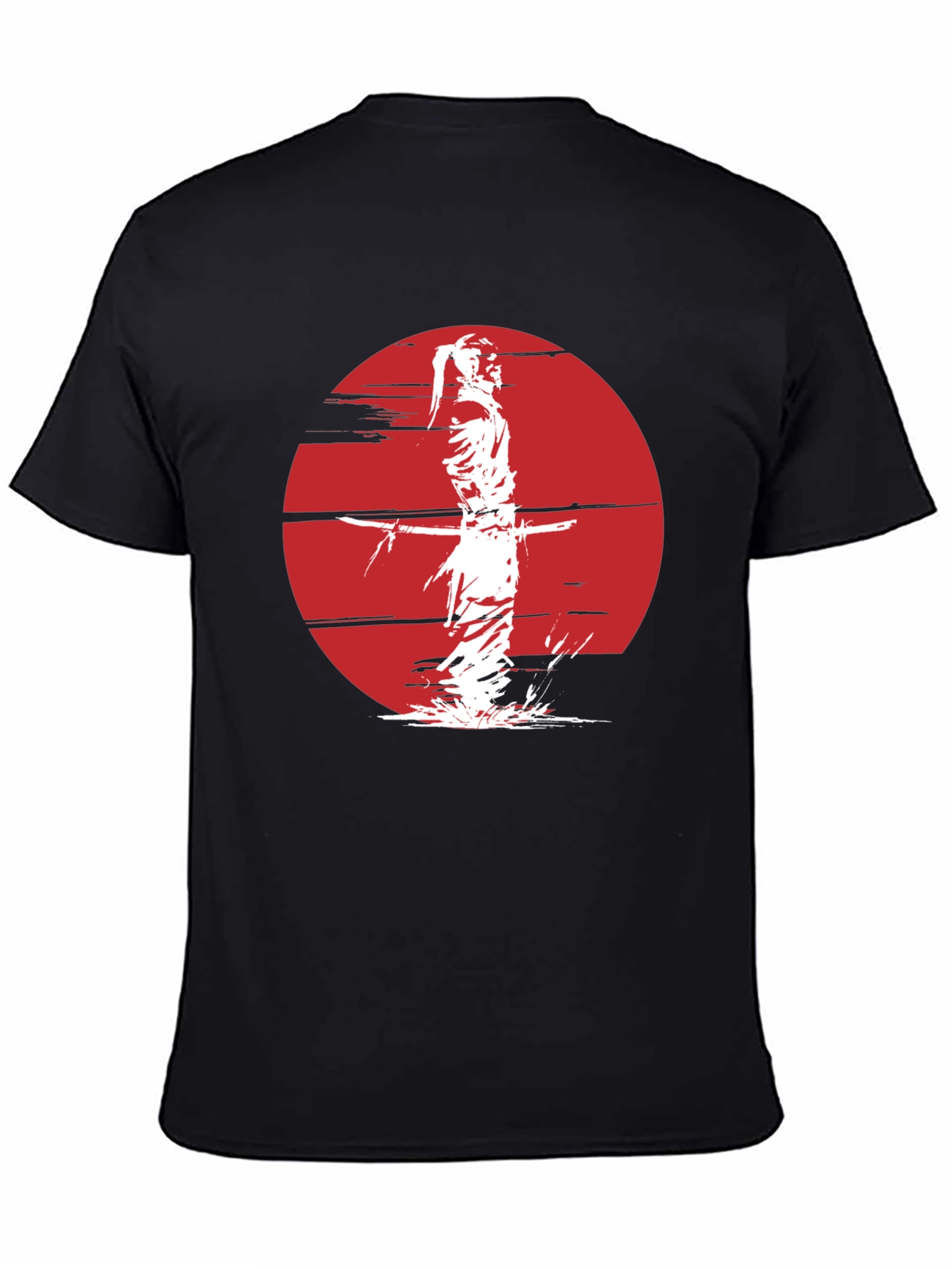 Samurai Warrior T-Shirt - Rising Sun Design