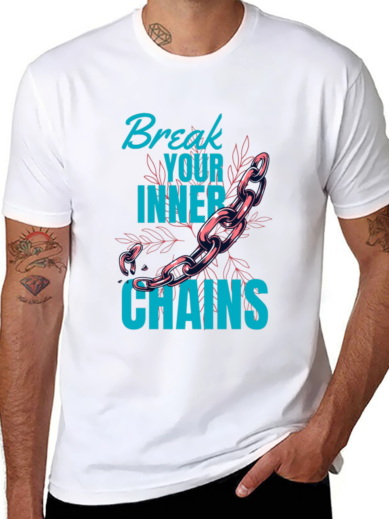 Break Your Inner Chains Graphic Tee - Motivational T-Shirt