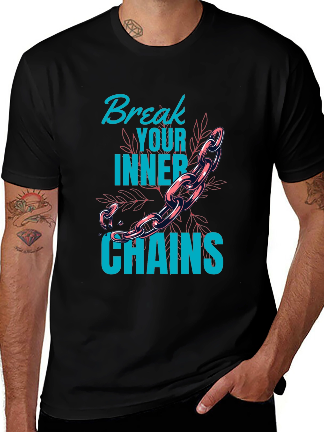 Break Your Inner Chains Graphic Tee - Motivational T-Shirt