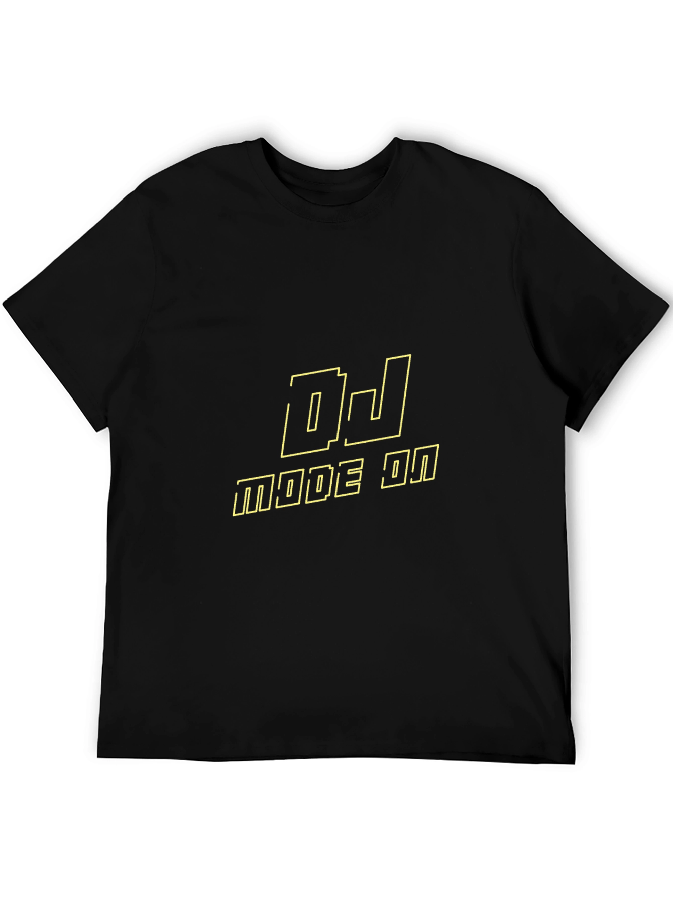 DJ Mode On Black Graphic T-Shirt