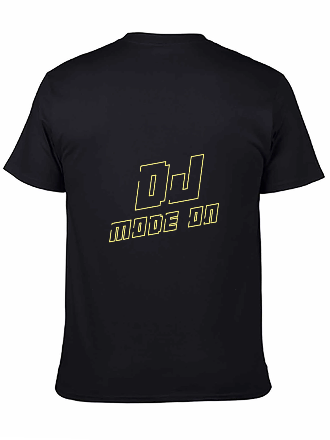 DJ Mode On Black Graphic T-Shirt