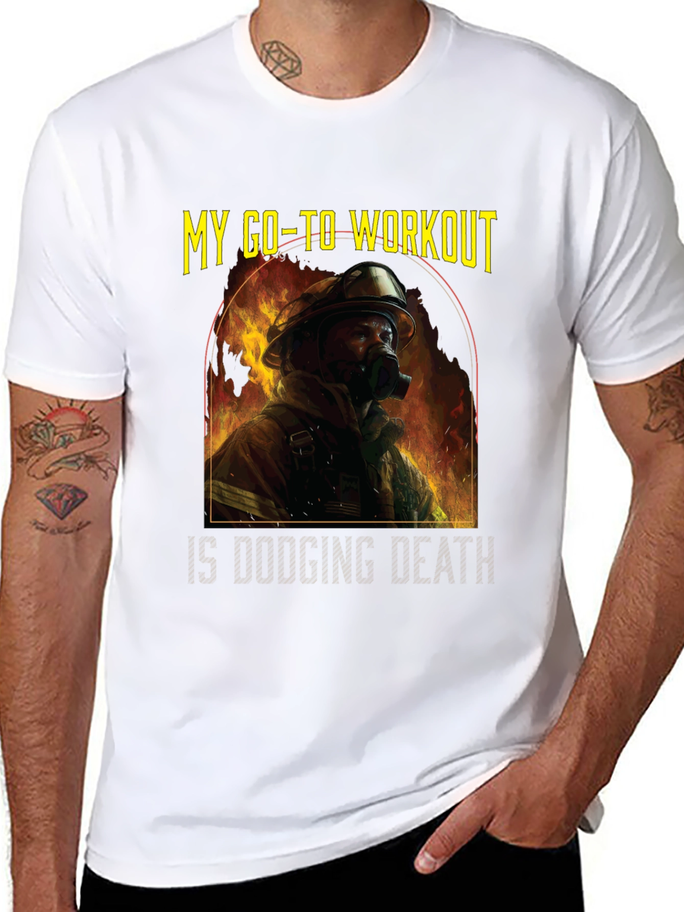 Firefighter Workout Graphic Tee