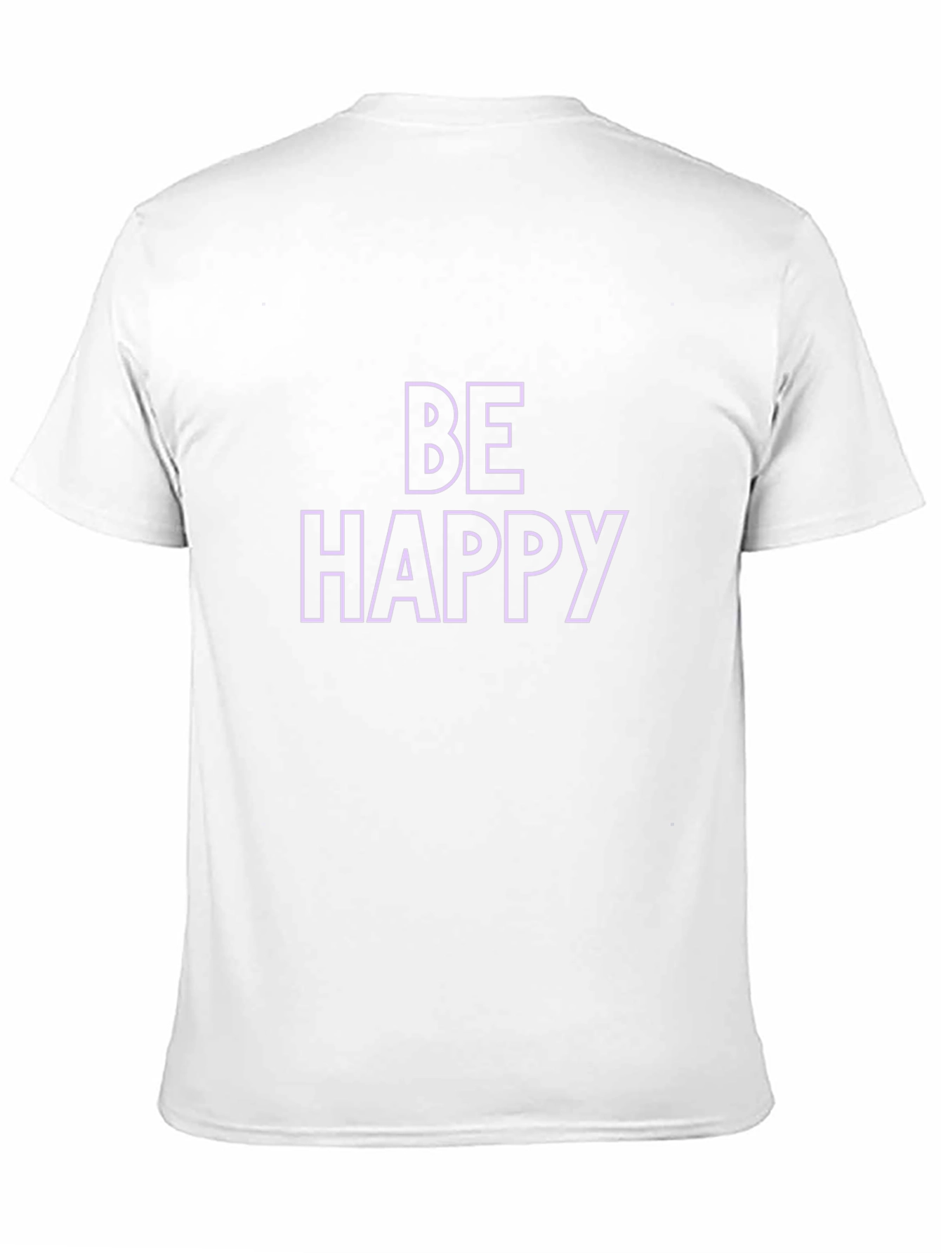 Be Happy Black T-Shirt