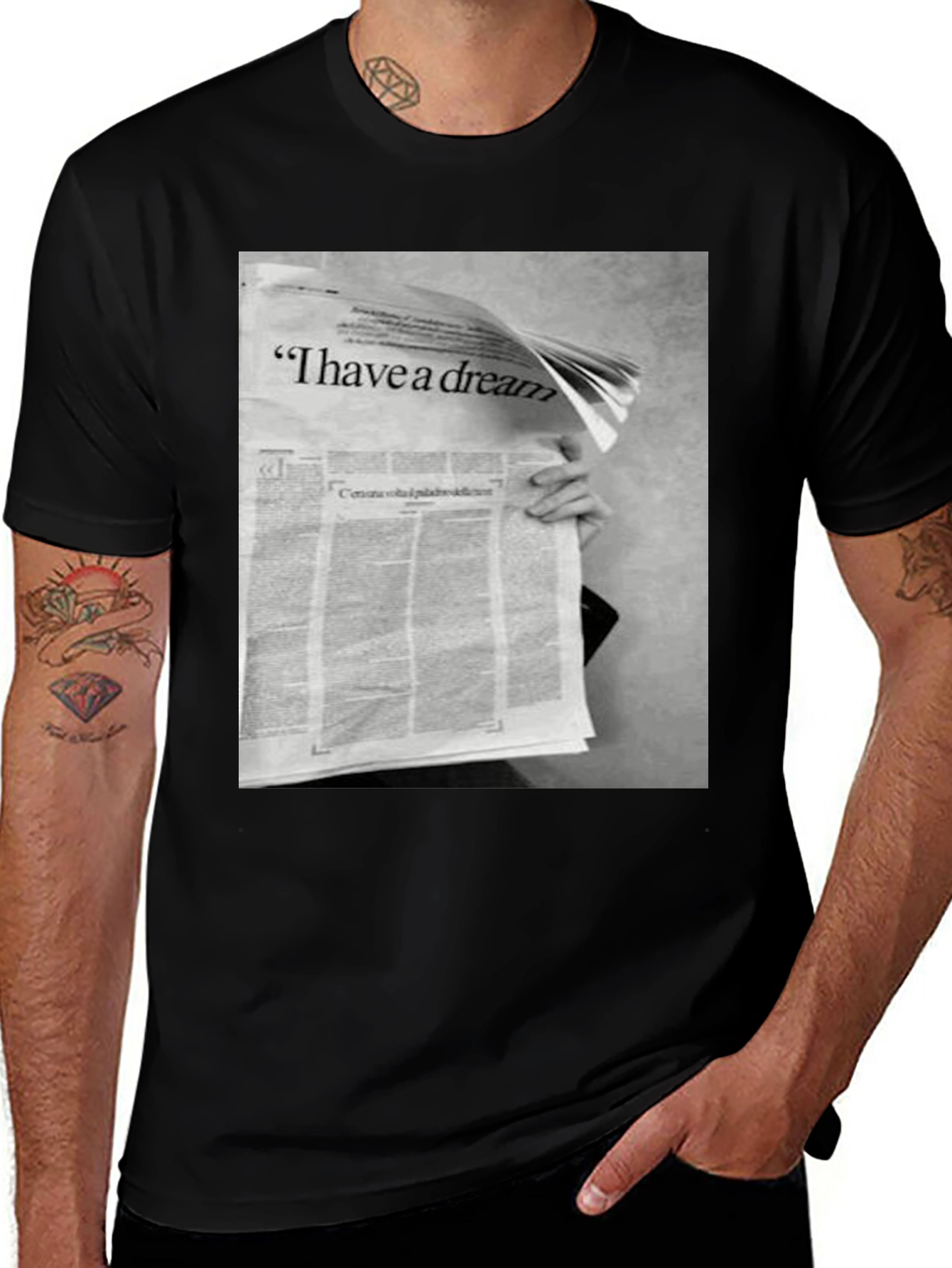 I Have A Dream T-Shirt - Black