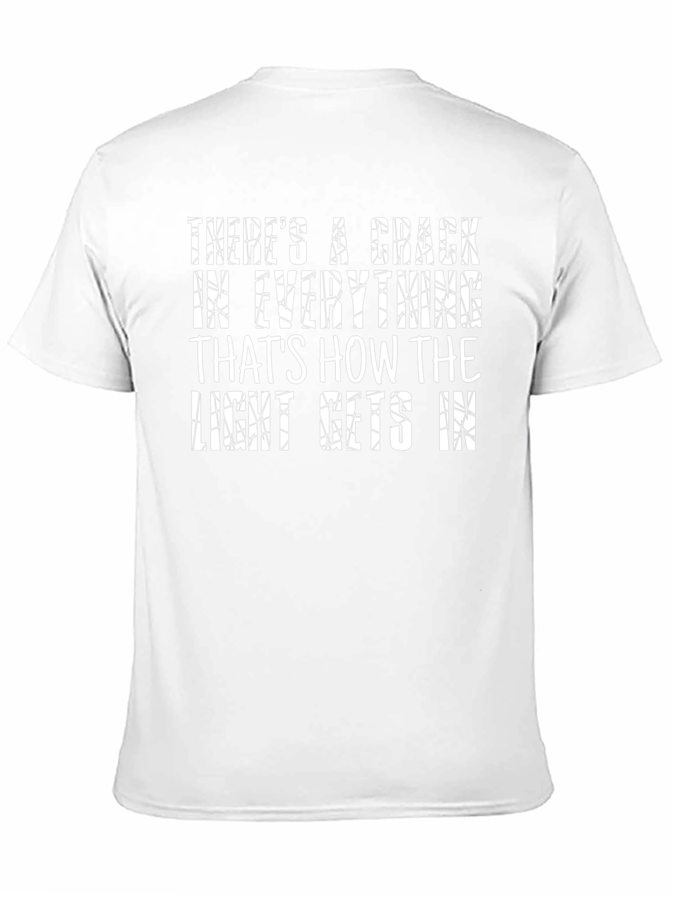 Theres a Crack in Everything T-Shirt - Black