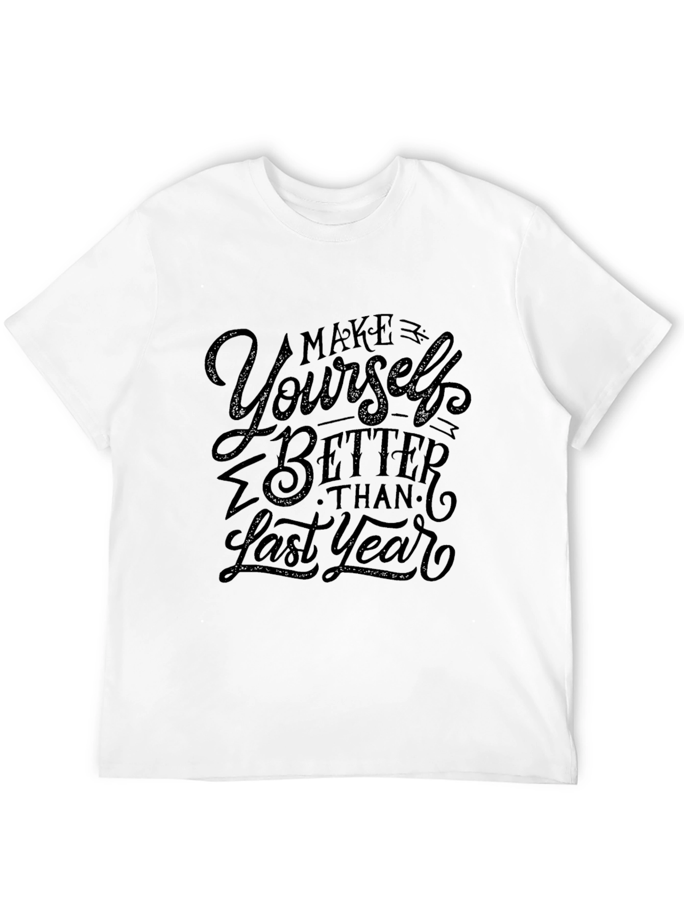 Motivational Graphic Tee - Make Yourself Better