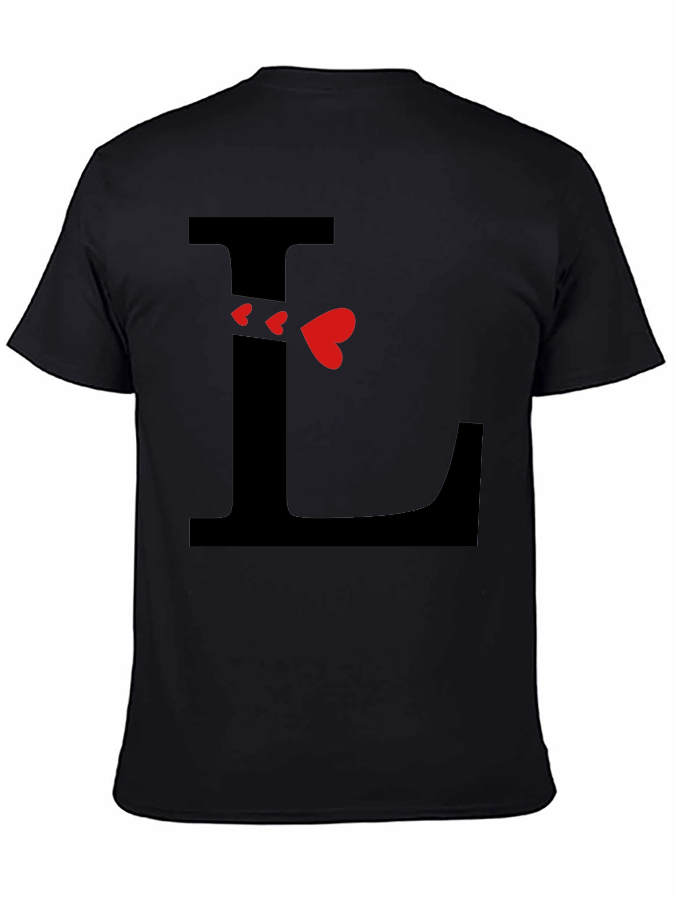 Initial L Love Heart T-Shirt