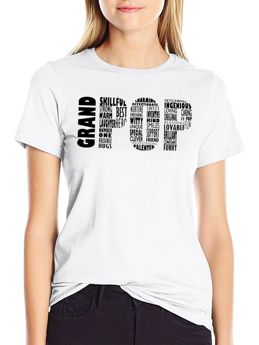 Grand Pop Word Art Graphic Tee