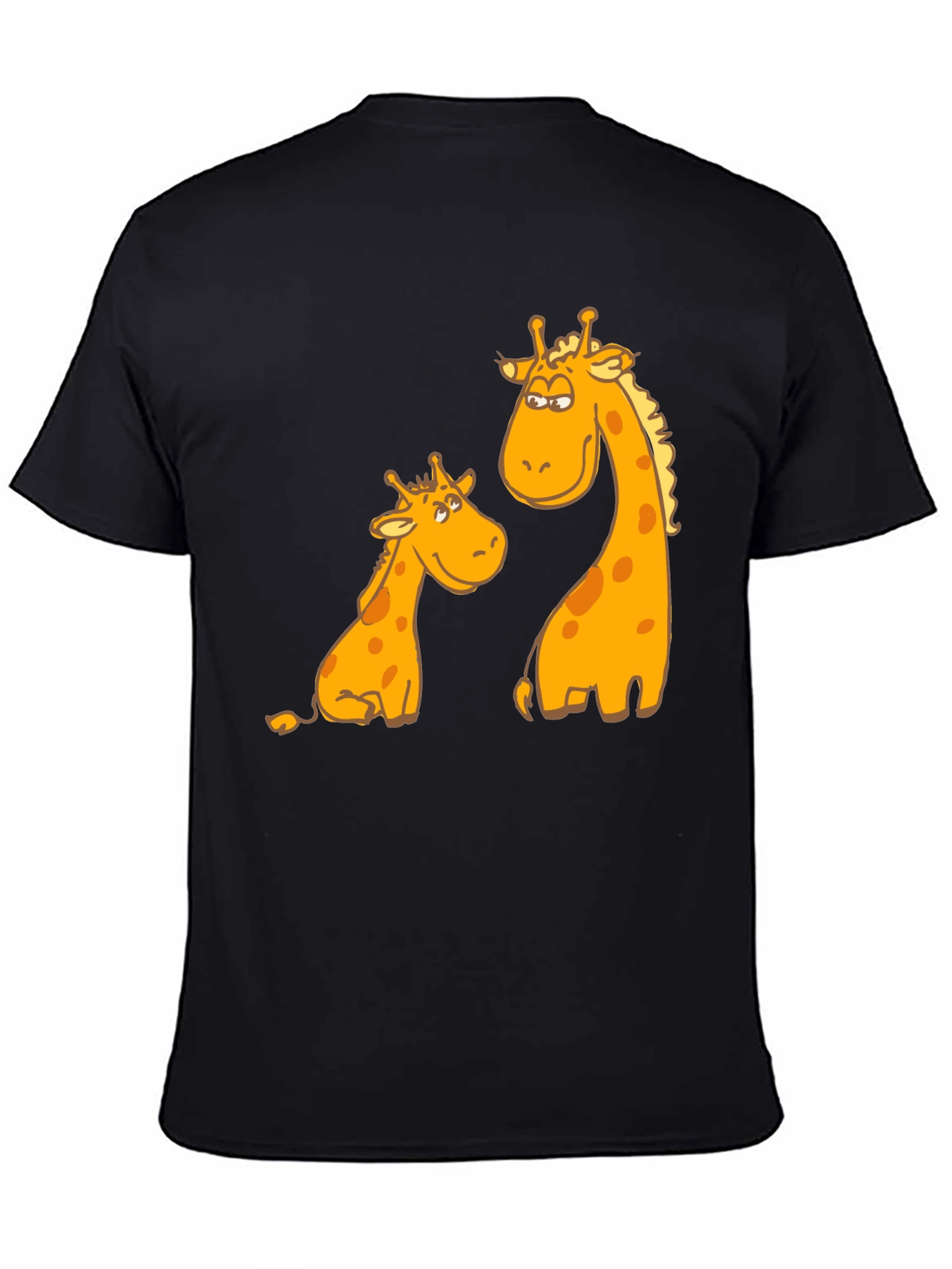Giraffe Graphic Tee - Unique Animal Cartoon T-Shirt