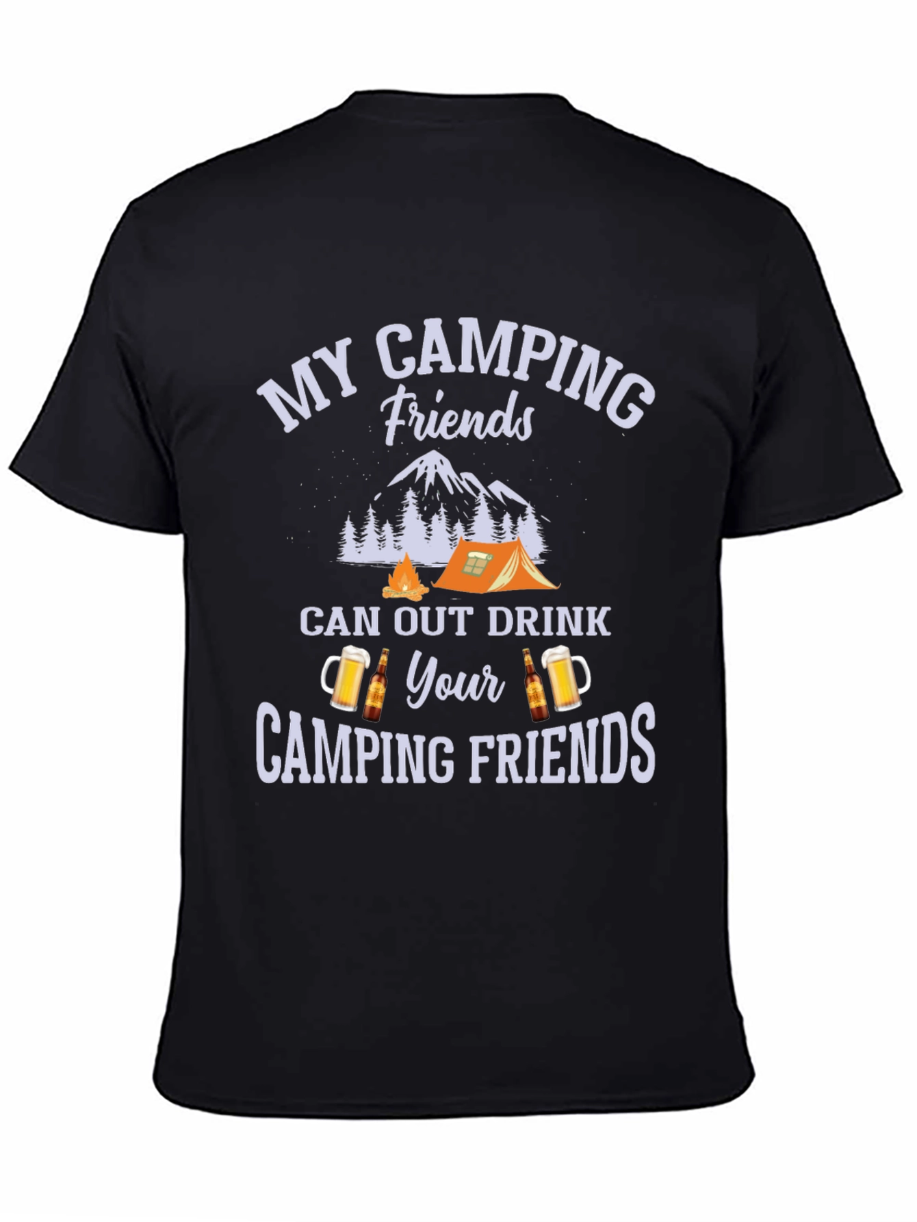 Camping Friends Graphic Tee