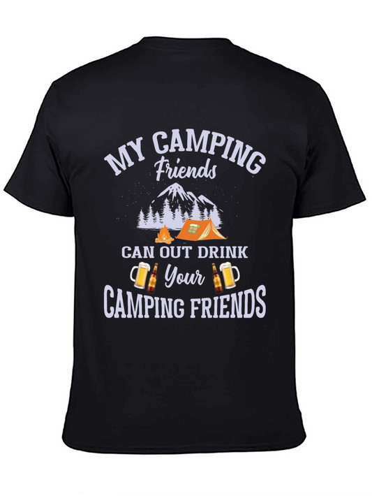 Camping Friends Graphic Tee
