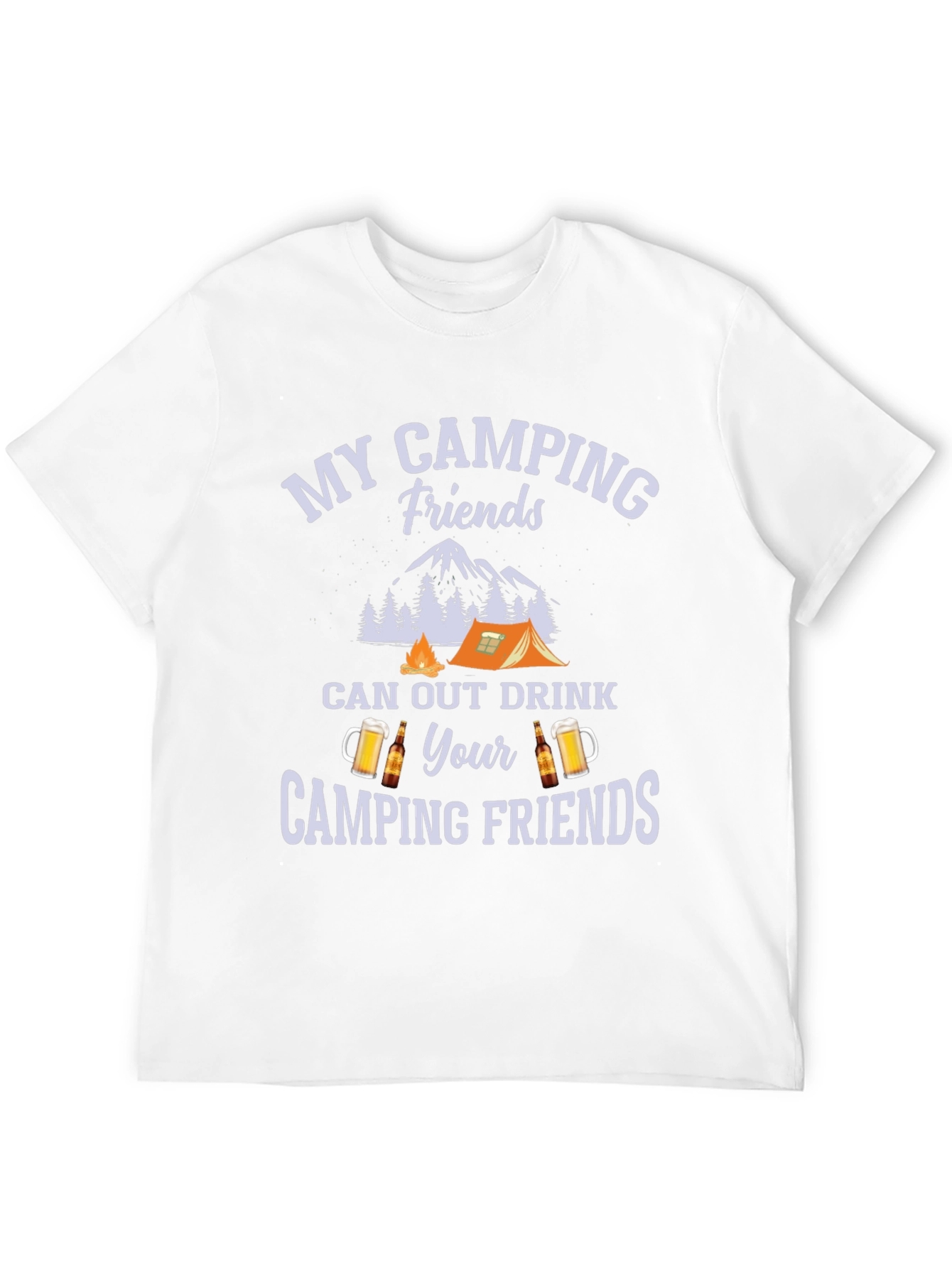 Camping Friends Graphic Tee