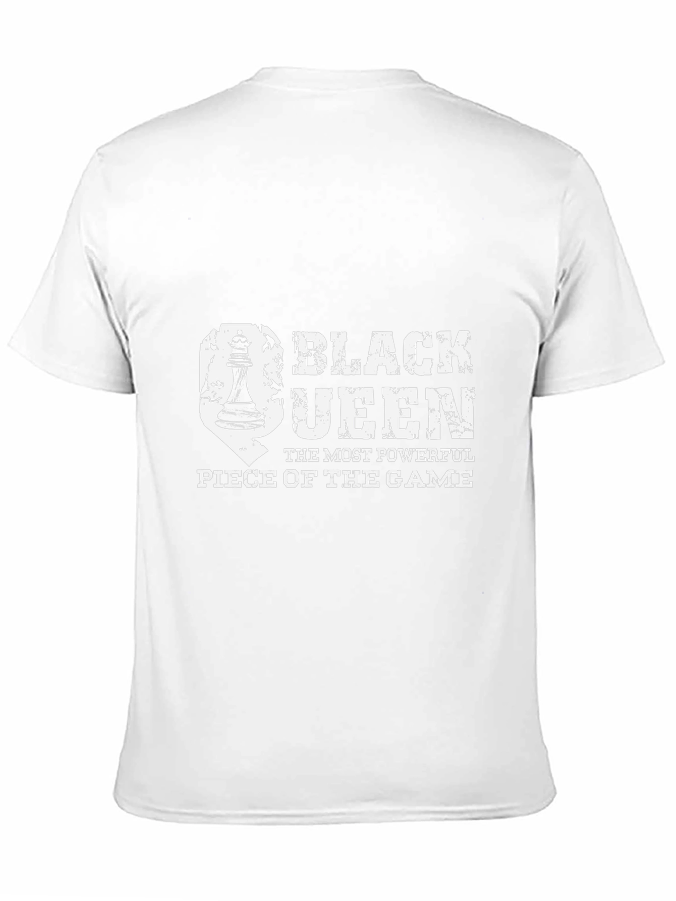 Black Queen Chess Piece Graphic T-Shirt