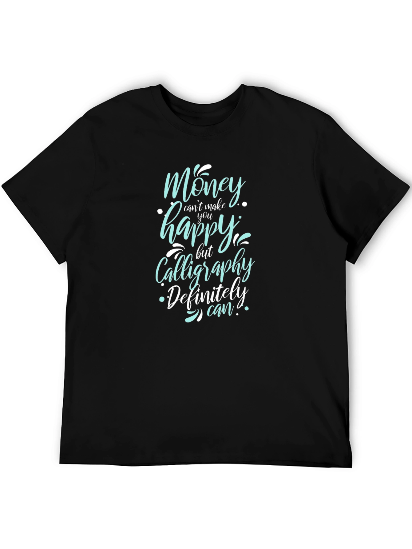 Calligraphy Can Tee - Funny Graphic Print Shirt