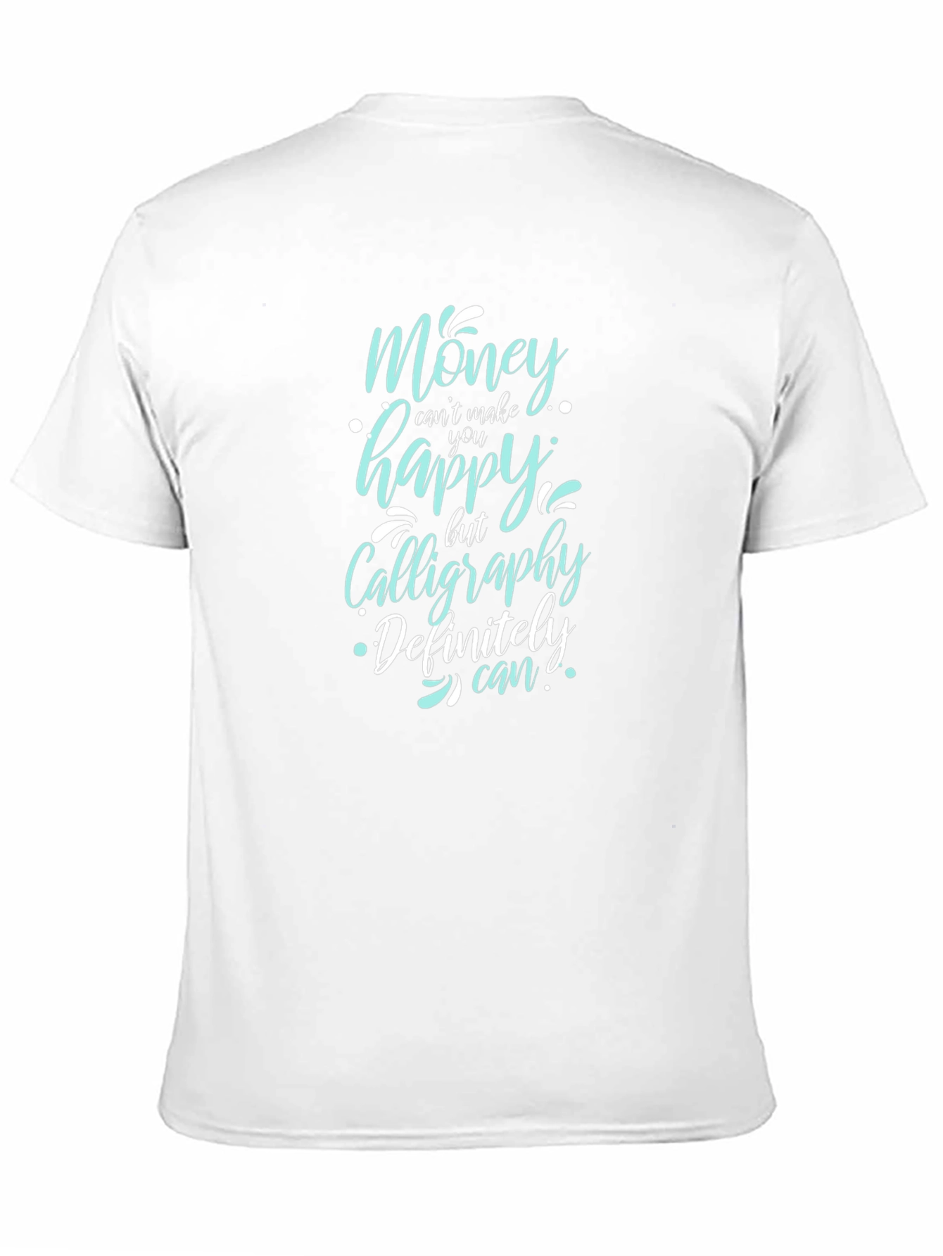 Calligraphy Can Tee - Funny Graphic Print Shirt