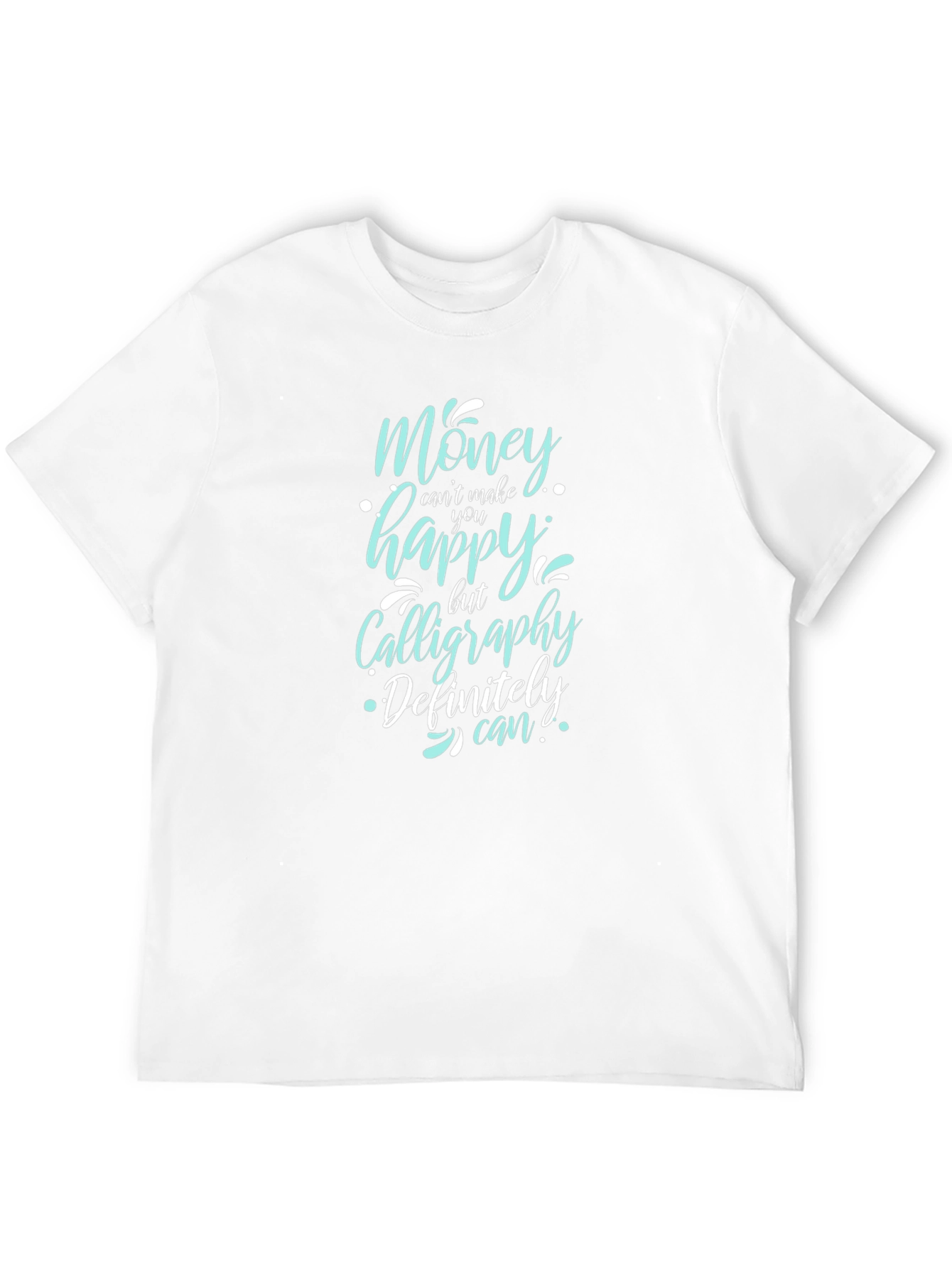 Calligraphy Can Tee - Funny Graphic Print Shirt