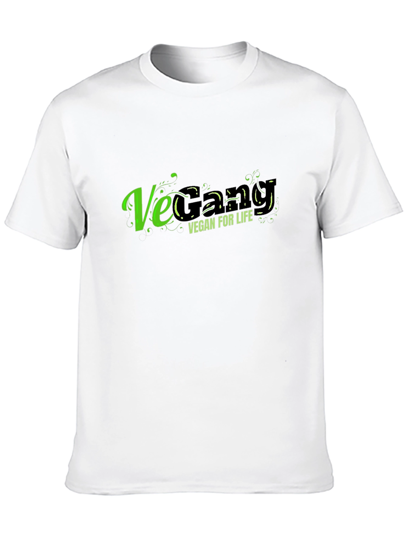 Vegan for Life Black T-Shirt