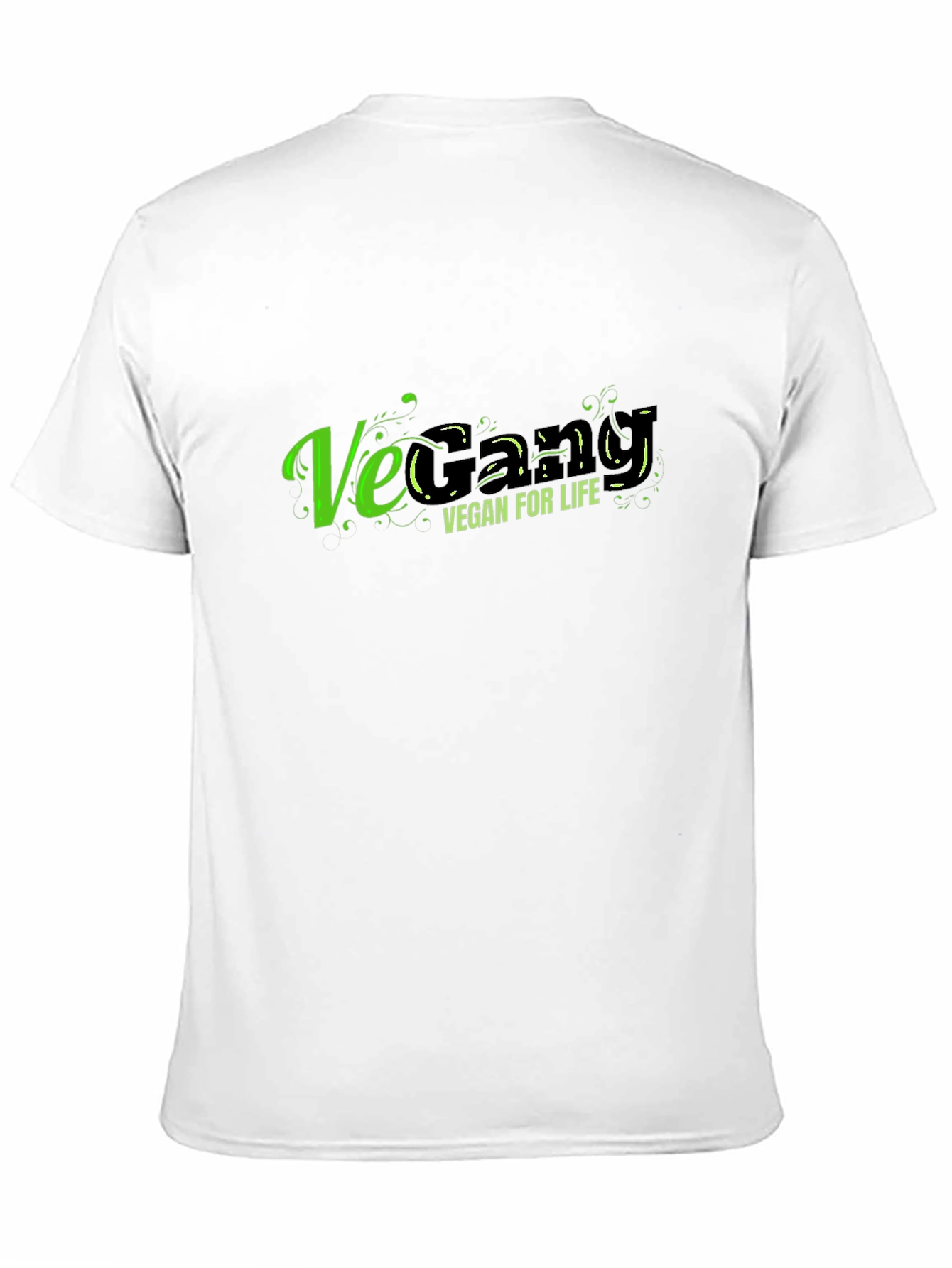 Vegan for Life Black T-Shirt