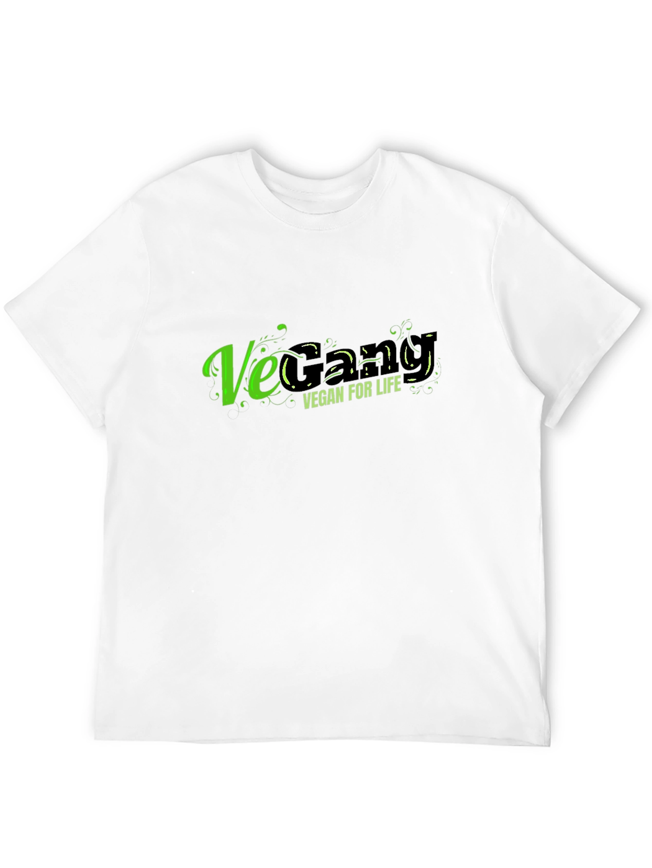 Vegan for Life Black T-Shirt