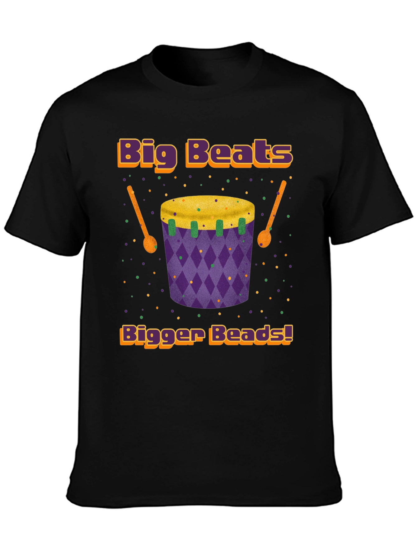 Big Beats Bigger Beads Graphic T-Shirt