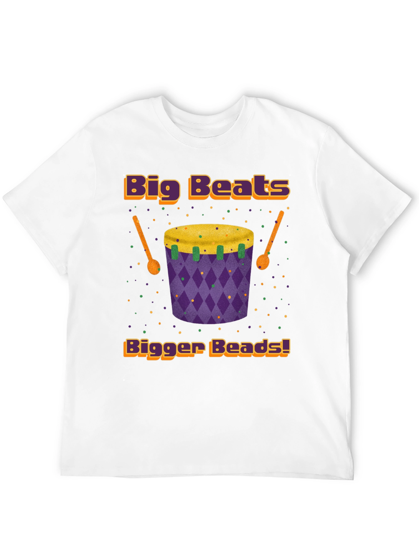 Big Beats Bigger Beads Graphic T-Shirt
