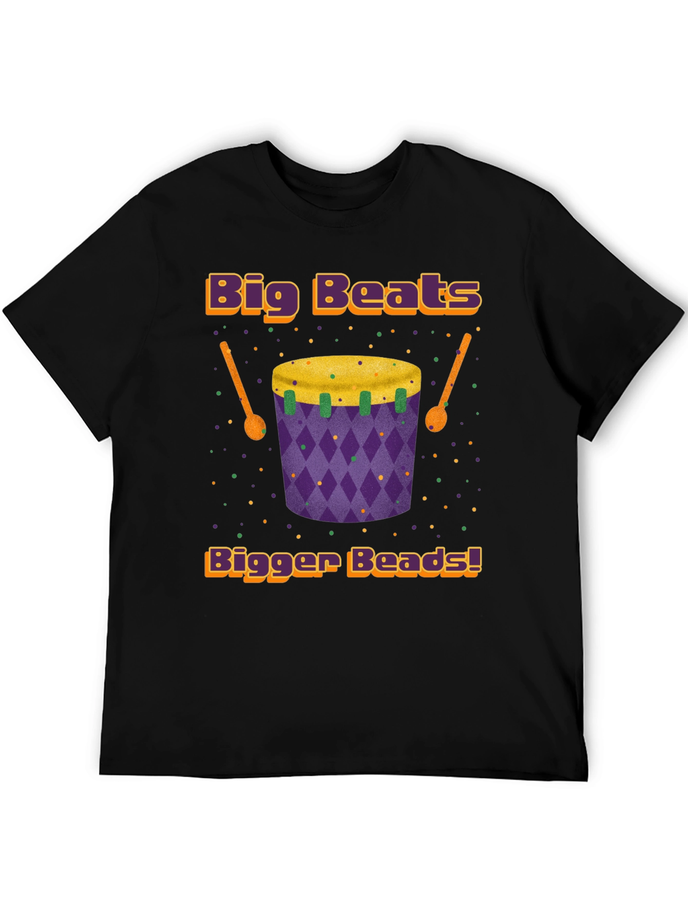 Big Beats Bigger Beads Graphic T-Shirt