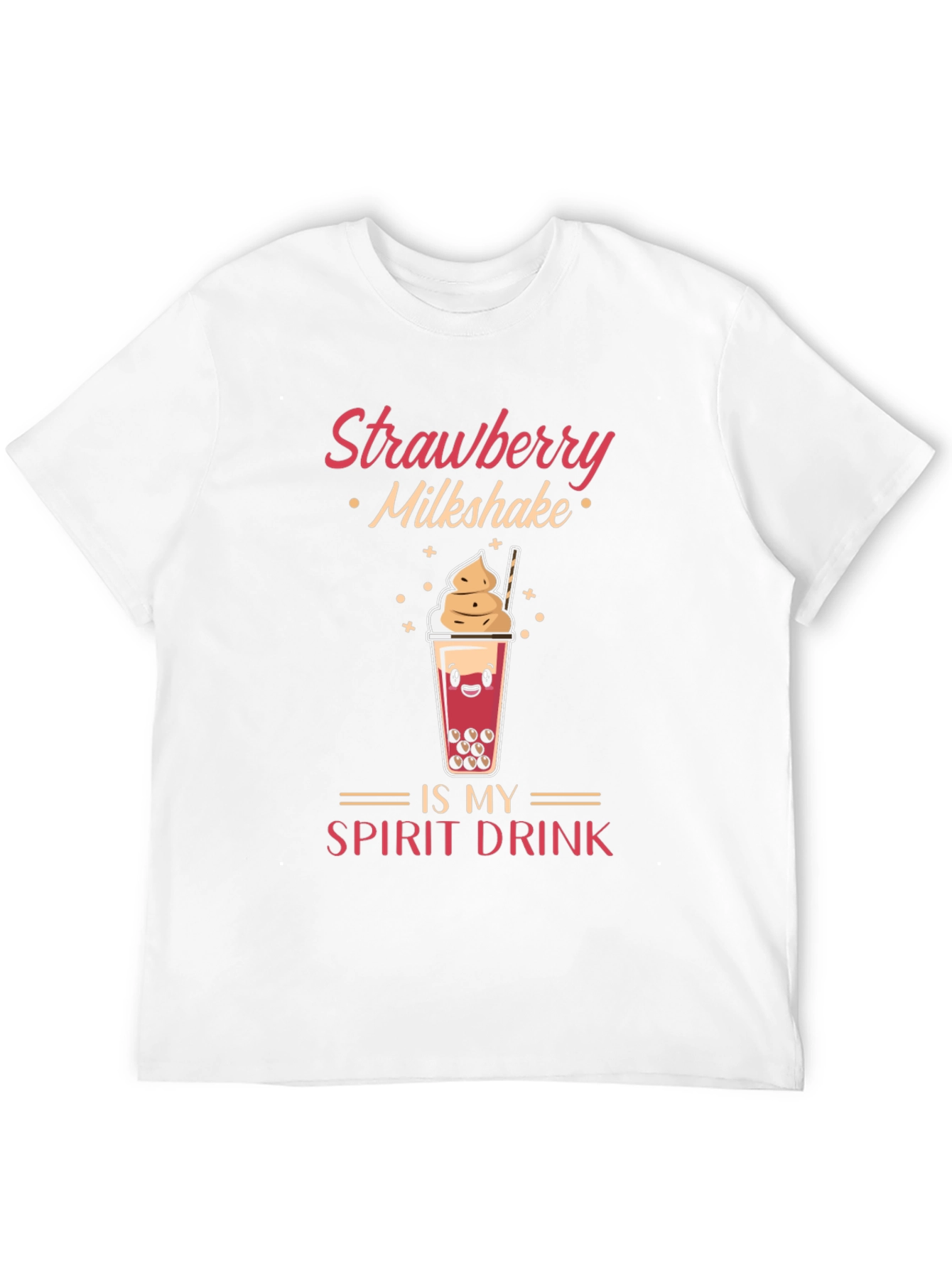 Strawberry Milkshake Spirit Drink T-Shirt