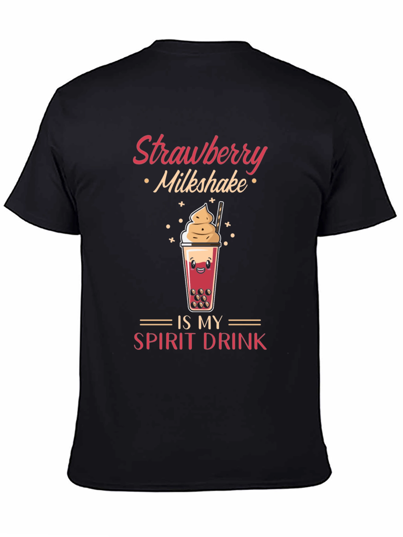 Strawberry Milkshake Spirit Drink T-Shirt