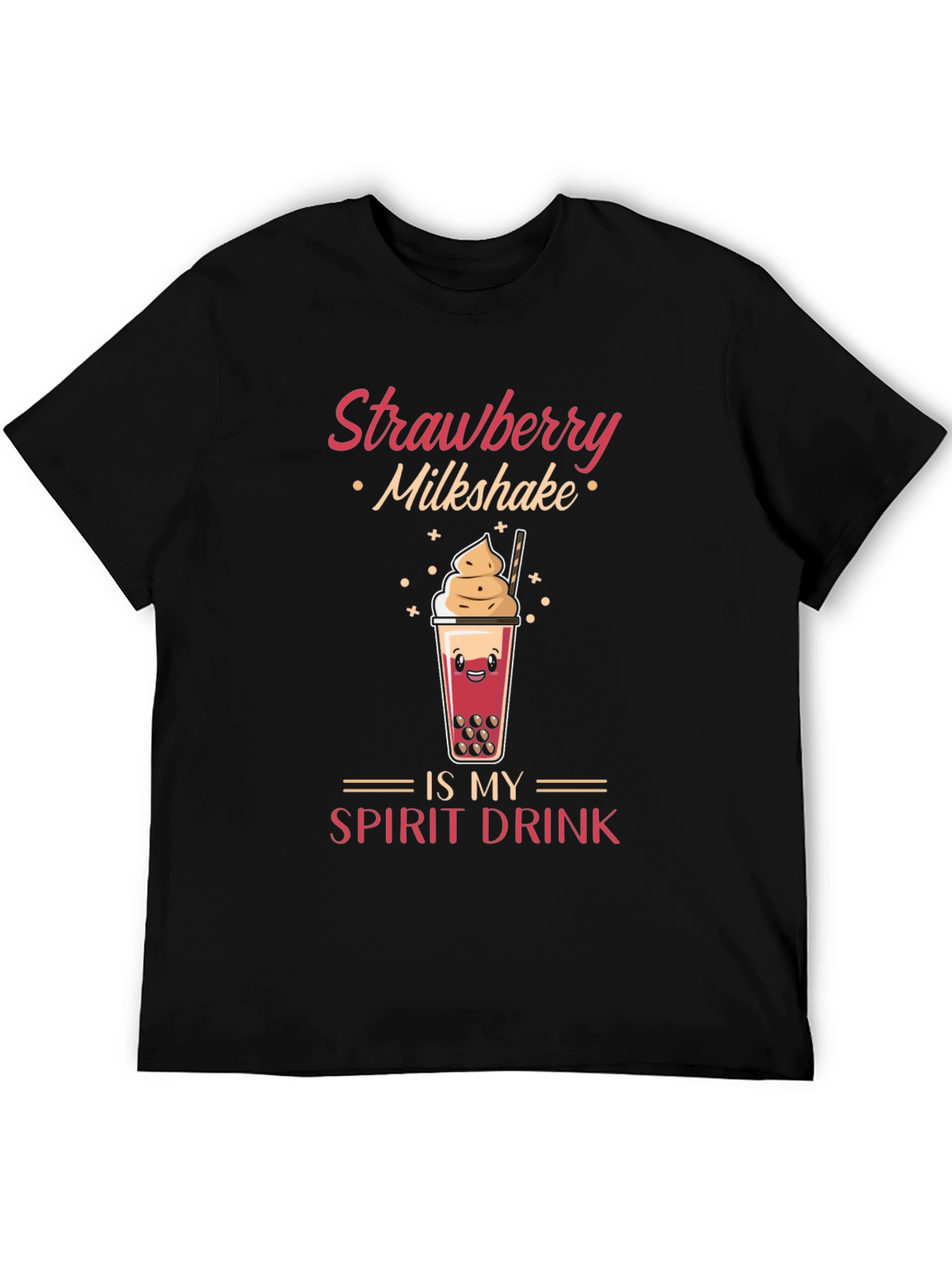 Strawberry Milkshake Spirit Drink T-Shirt