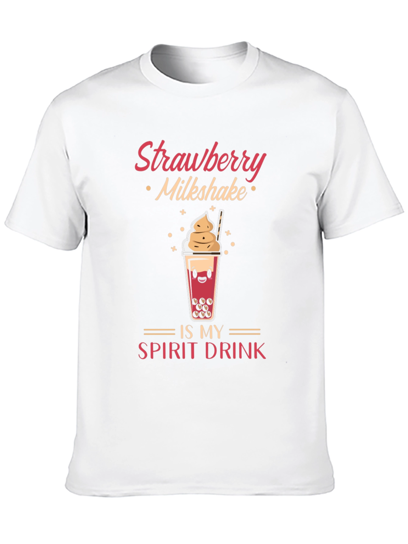 Strawberry Milkshake Spirit Drink T-Shirt