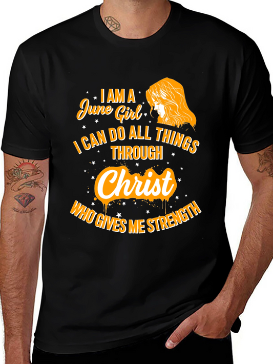 June Girl Christian T-Shirt - Faith-Based Tee