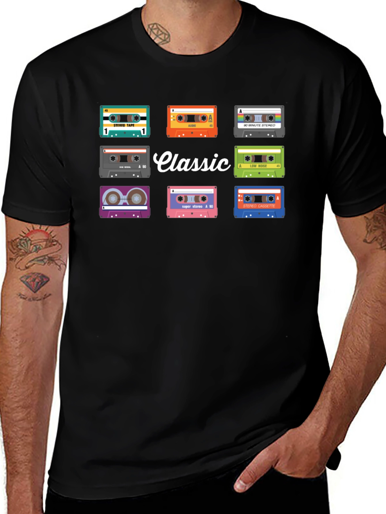Classic Cassette Tape Graphic Tee