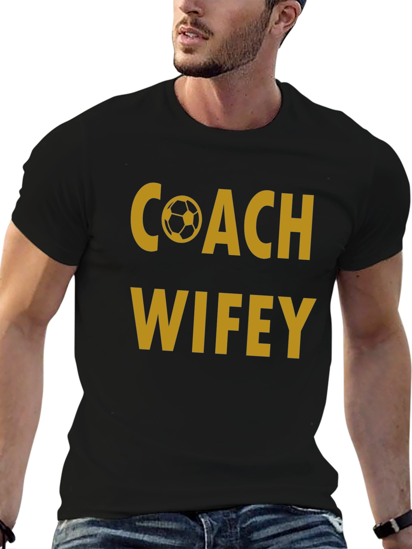 Coach Wifey Graphic Tee - Soccer Mom Shirt