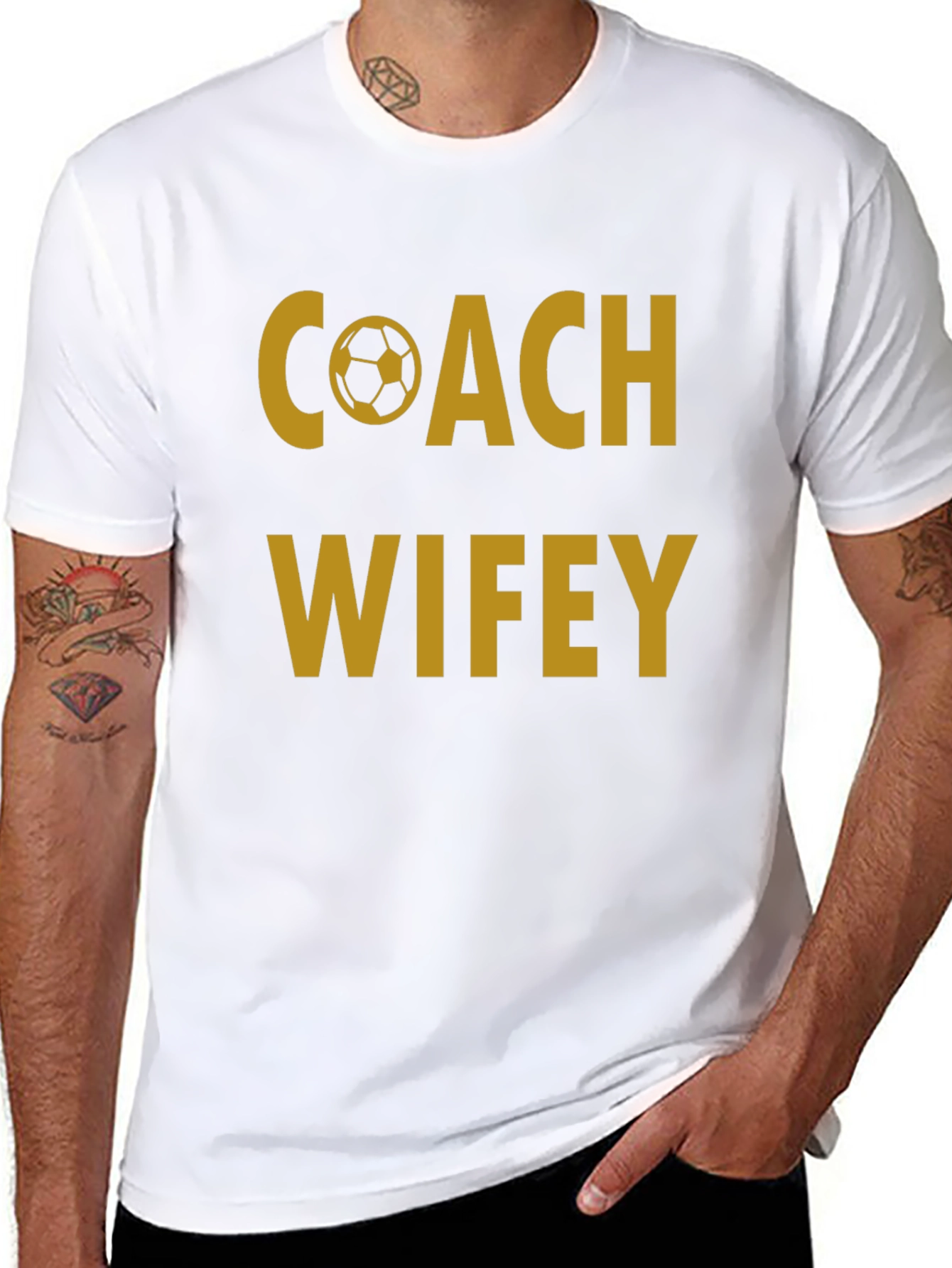 Coach Wifey Graphic Tee - Soccer Mom Shirt