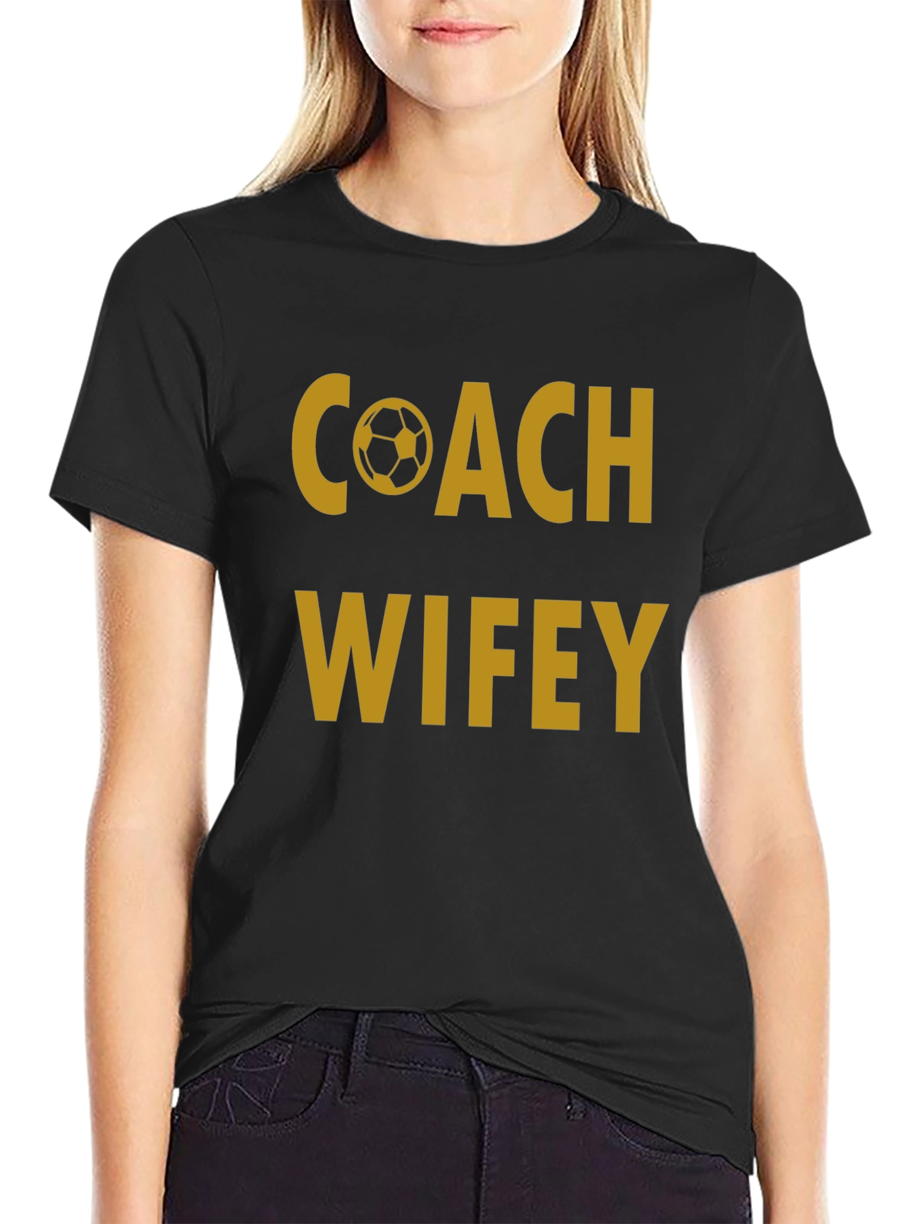 Coach Wifey Graphic Tee - Soccer Mom Shirt