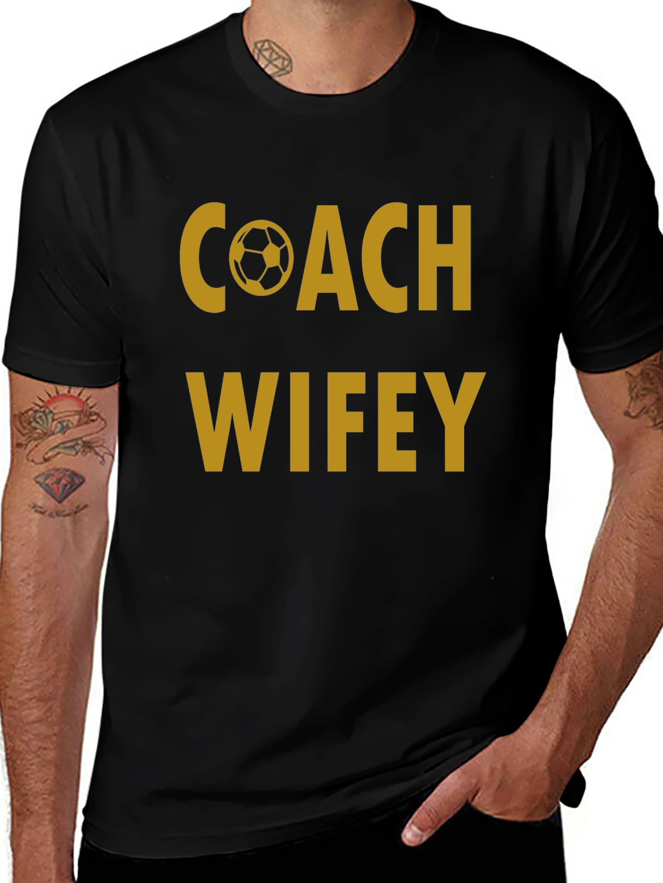 Coach Wifey Graphic Tee - Soccer Mom Shirt