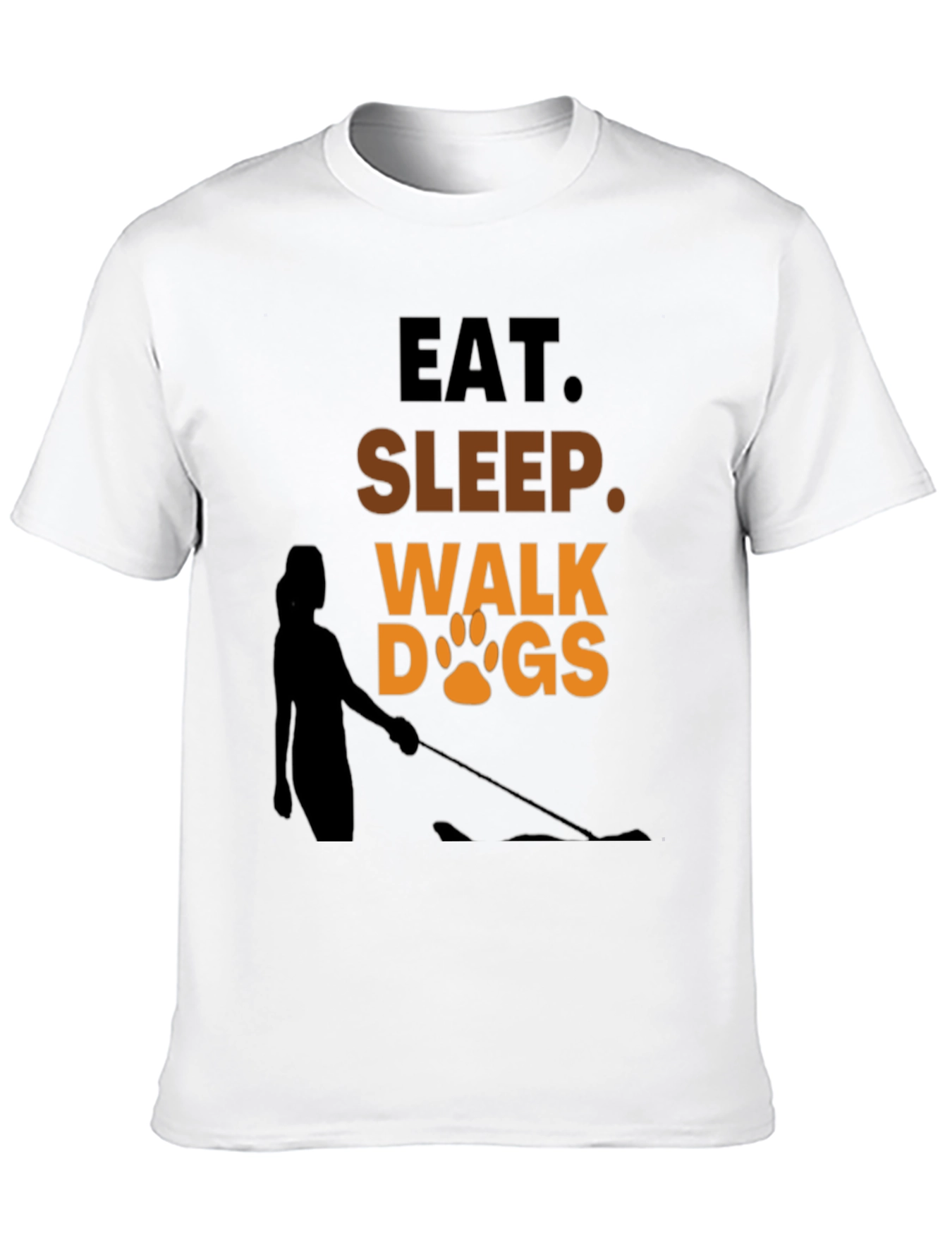 Eat Sleep Walk Dogs Graphic T-Shirt