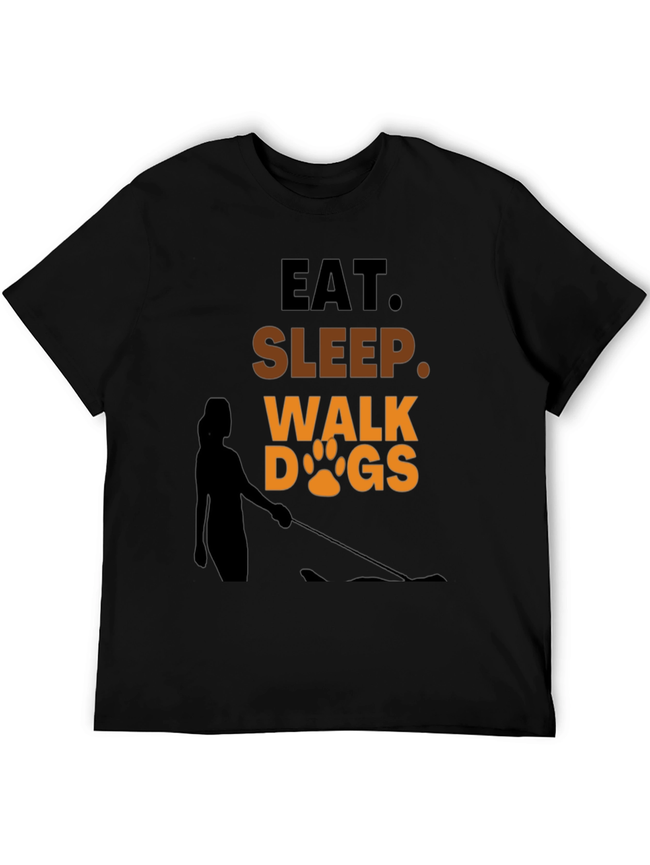 Eat Sleep Walk Dogs Graphic T-Shirt