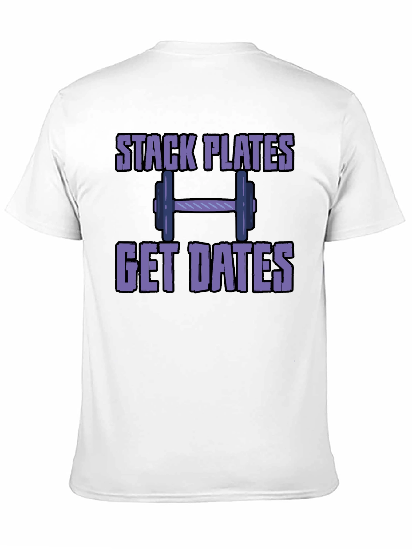 Stack Plates Get Dates Graphic T-Shirt