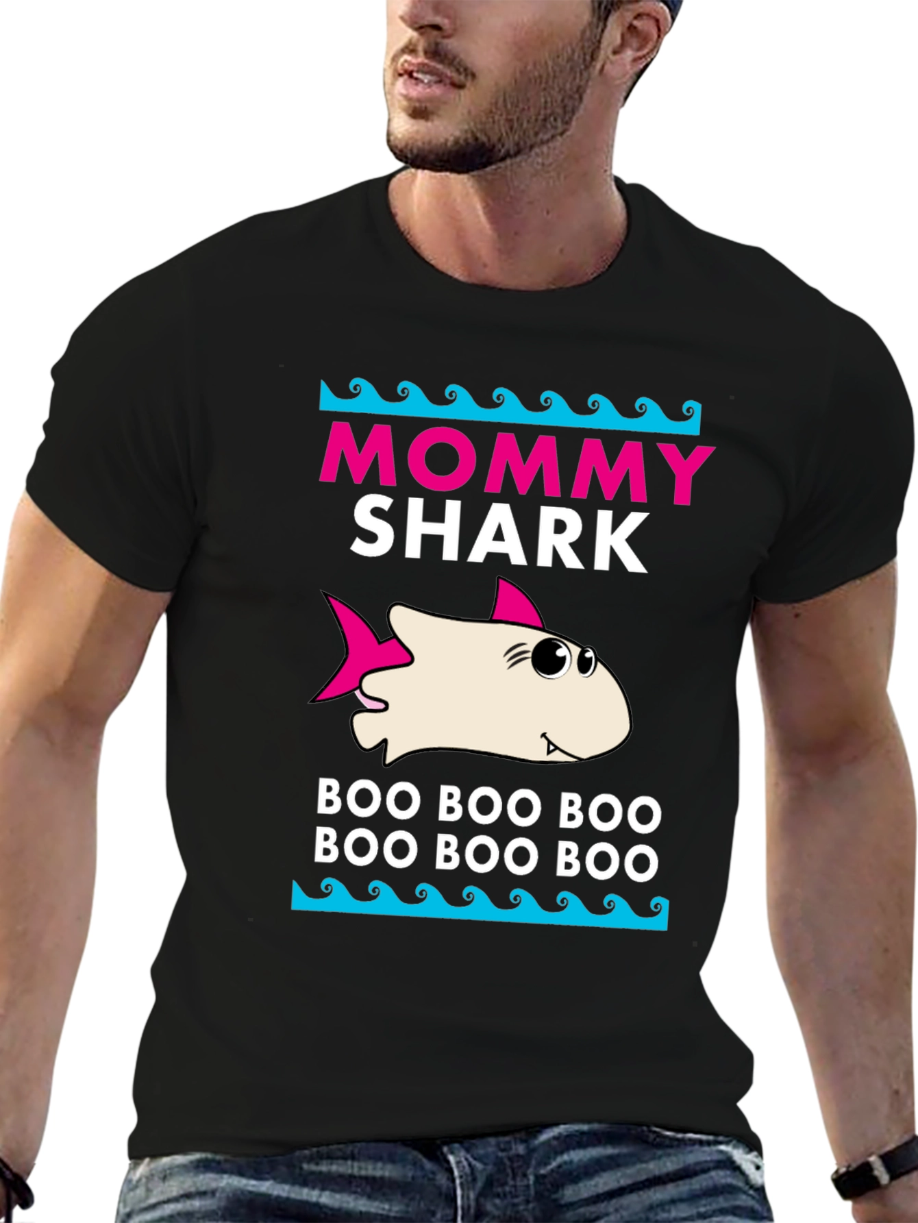 Mommy Shark T-Shirt - Boo Boo Boo Design