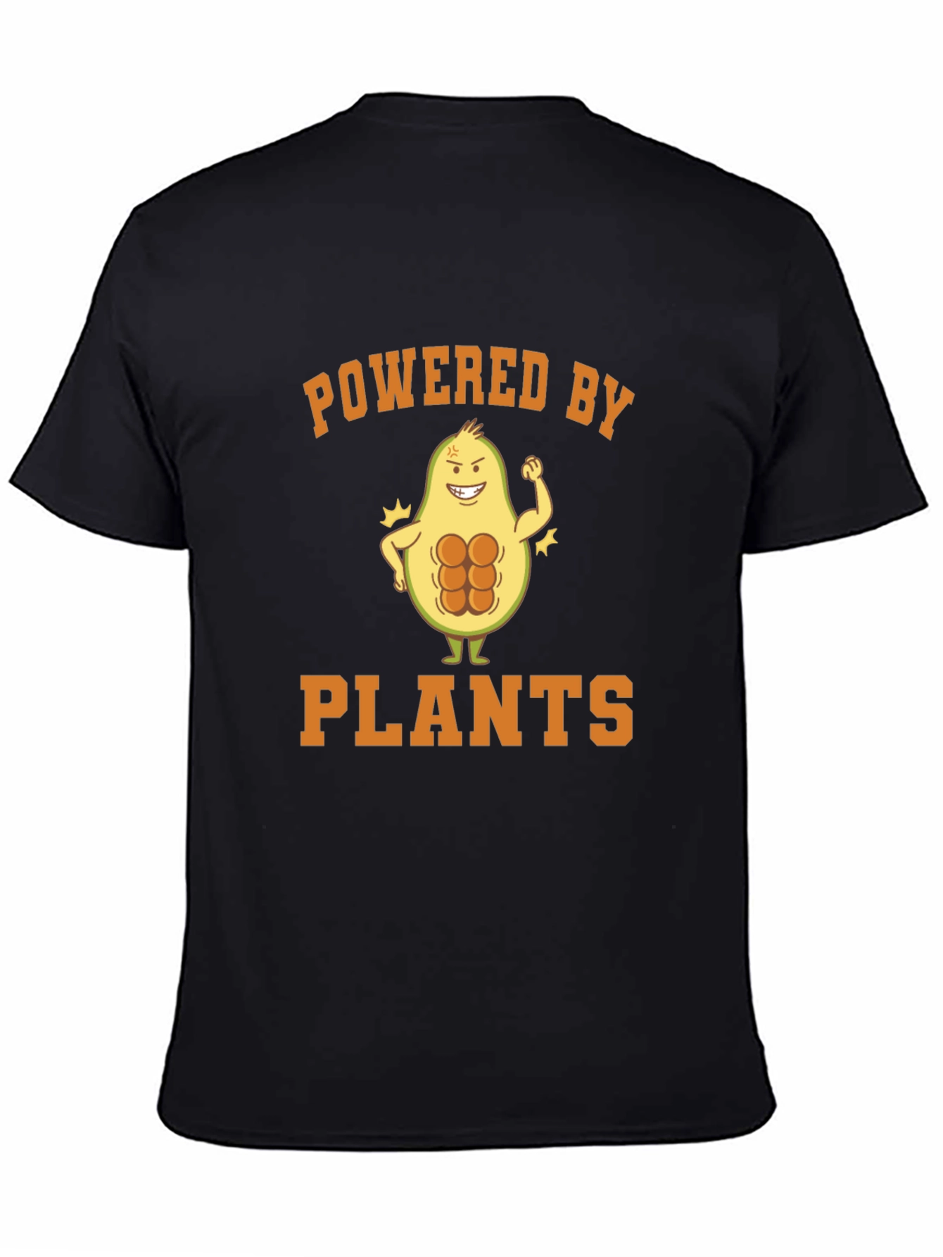 Powered by Plants Vegan T-Shirt Gym Avocado