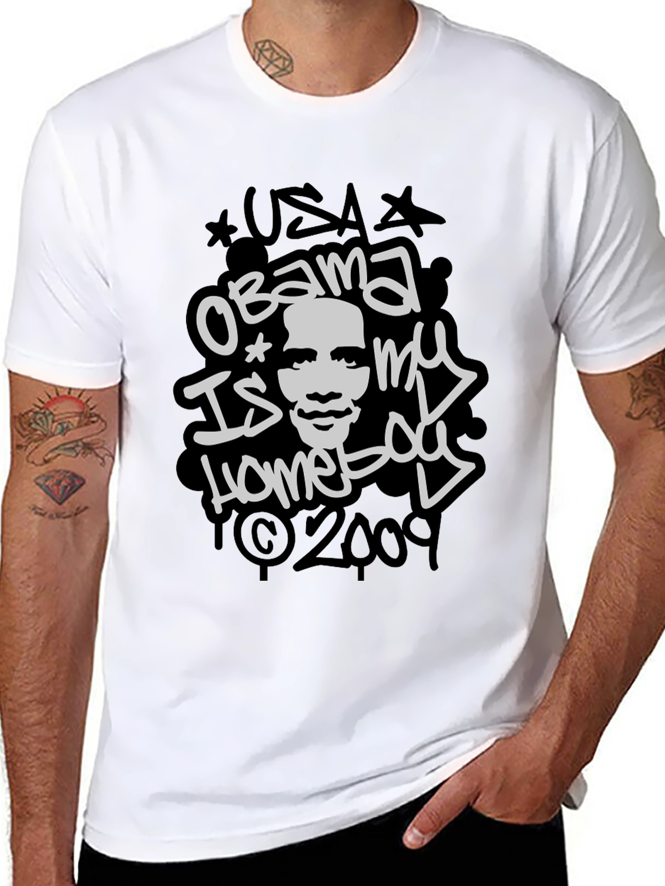 Obama is My Homeboy Graphic Tee