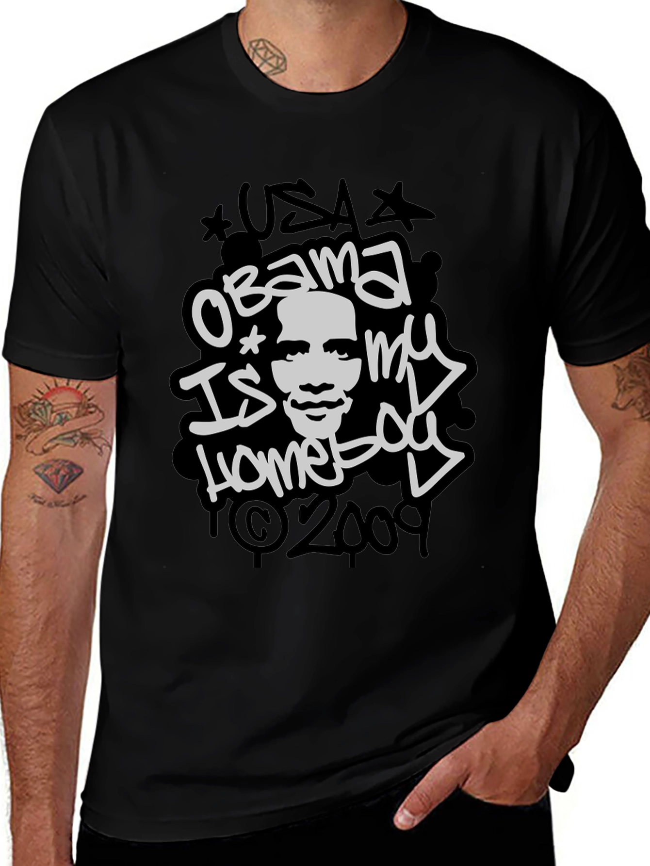 Obama is My Homeboy Graphic Tee